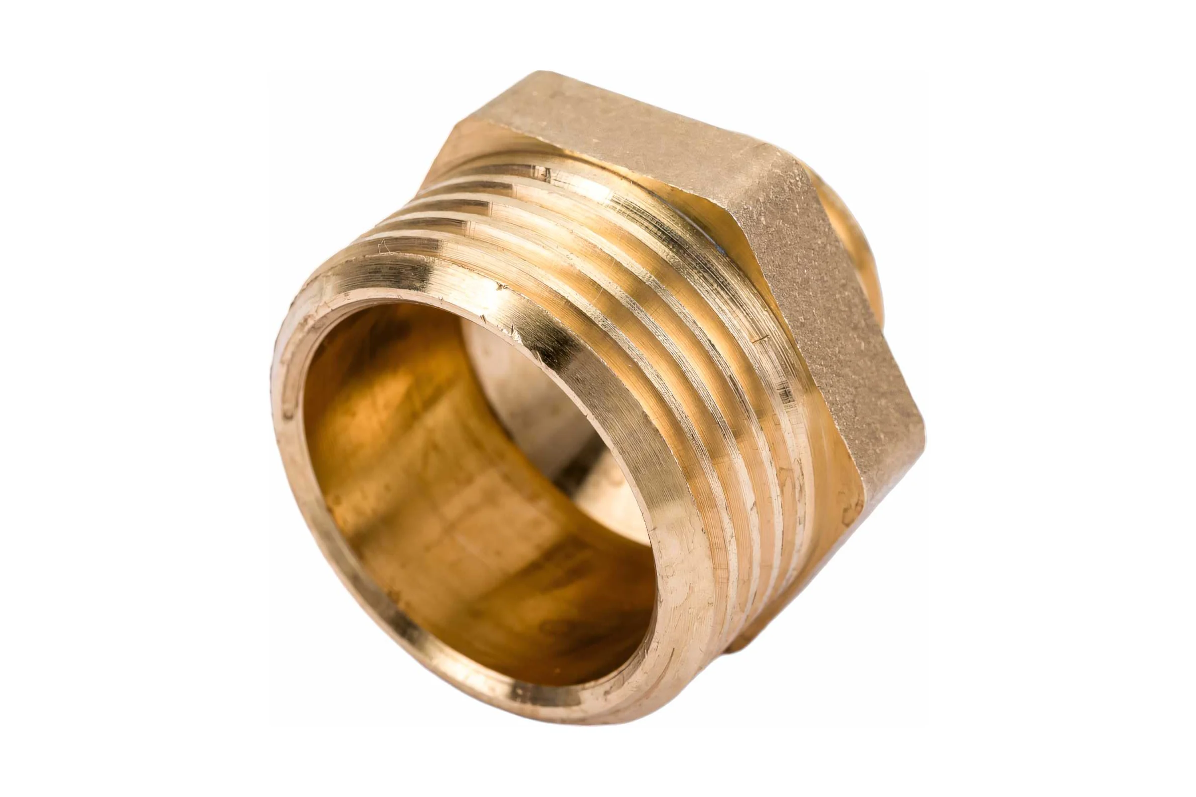 Ниппель переходной LD PRIDE DN25х15 (1"НР х 1/2"НР) латунь с биркой LD.65.513.25х15