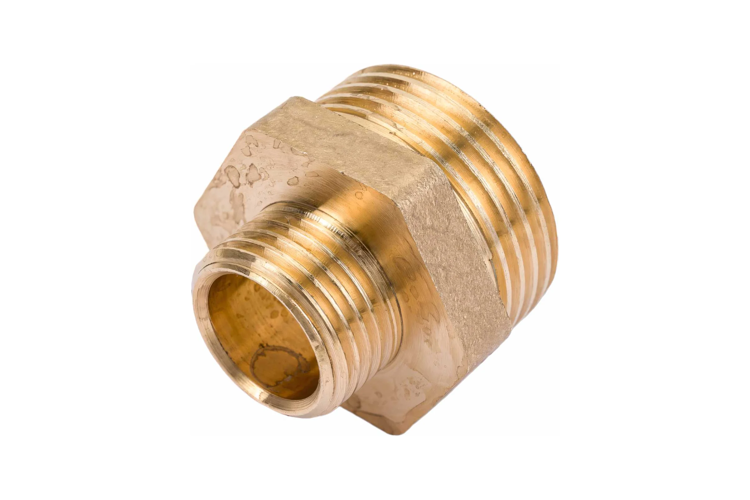 Ниппель переходной LD PRIDE DN25х15 (1"НР х 1/2"НР) латунь с биркой LD.65.513.25х15