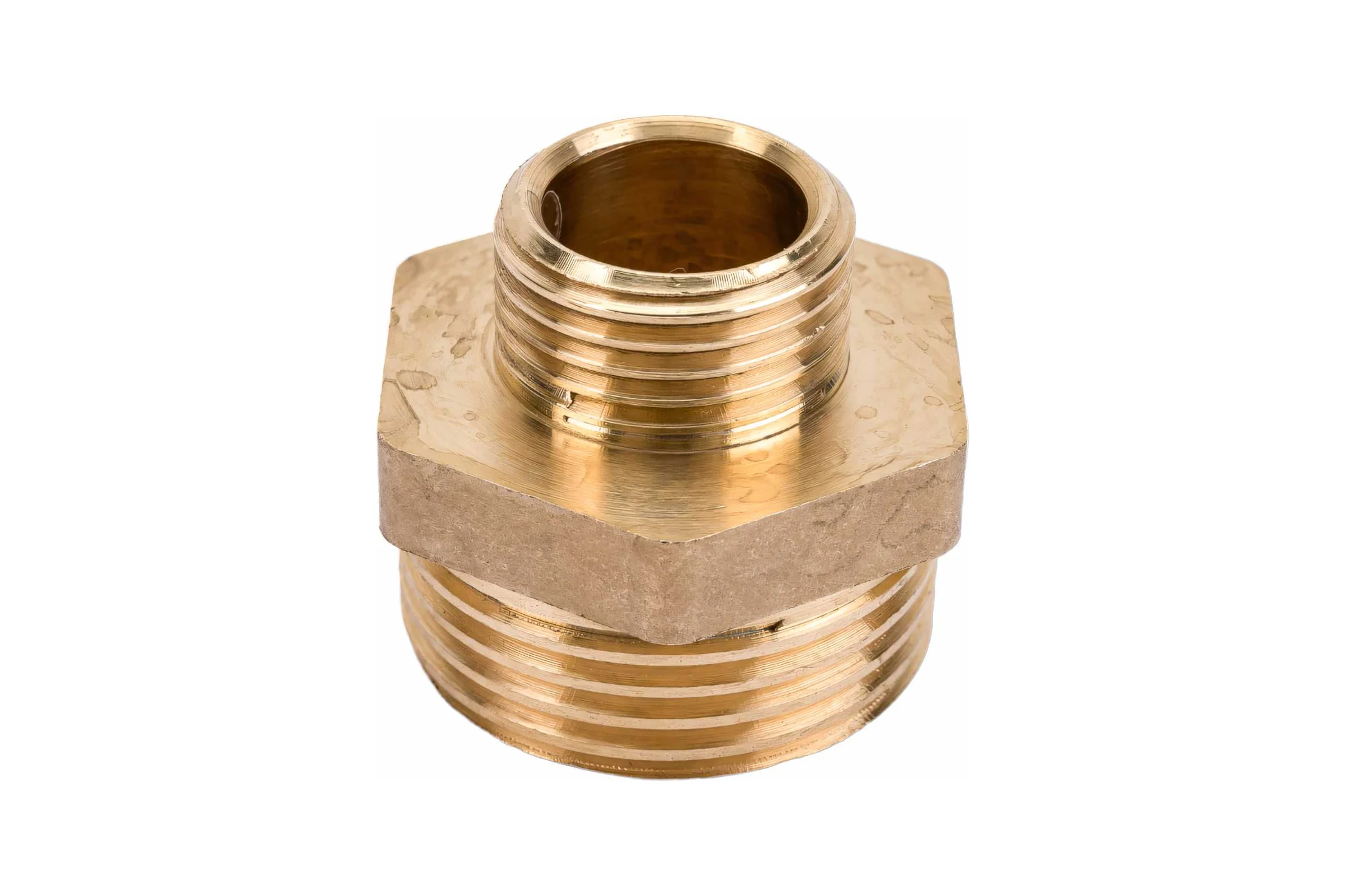 Ниппель переходной LD PRIDE DN25х15 (1"НР х 1/2"НР) латунь с биркой LD.65.513.25х15