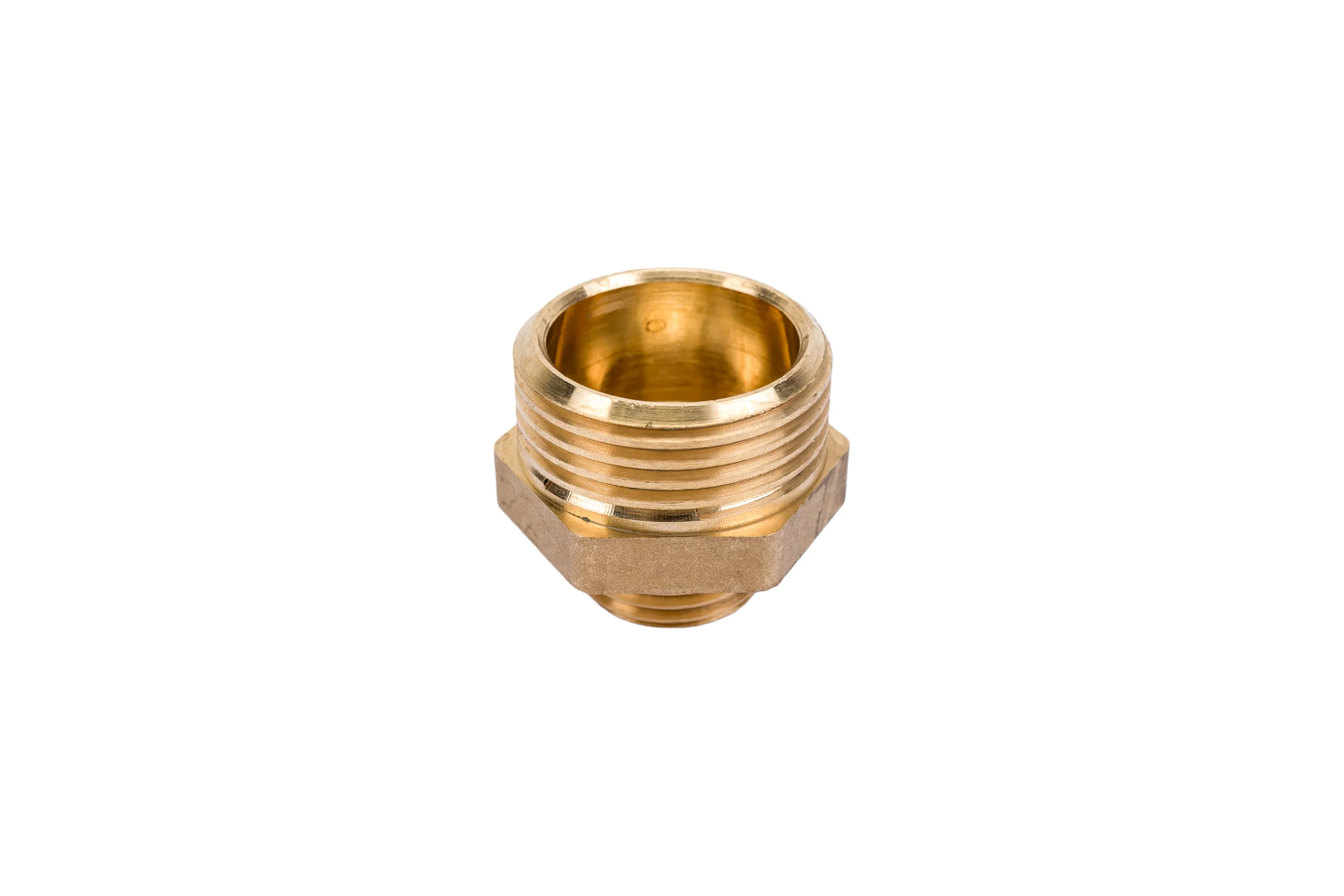 Ниппель переходной LD PRIDE DN25х15 (1"НР х 1/2"НР) латунь с биркой LD.65.513.25х15