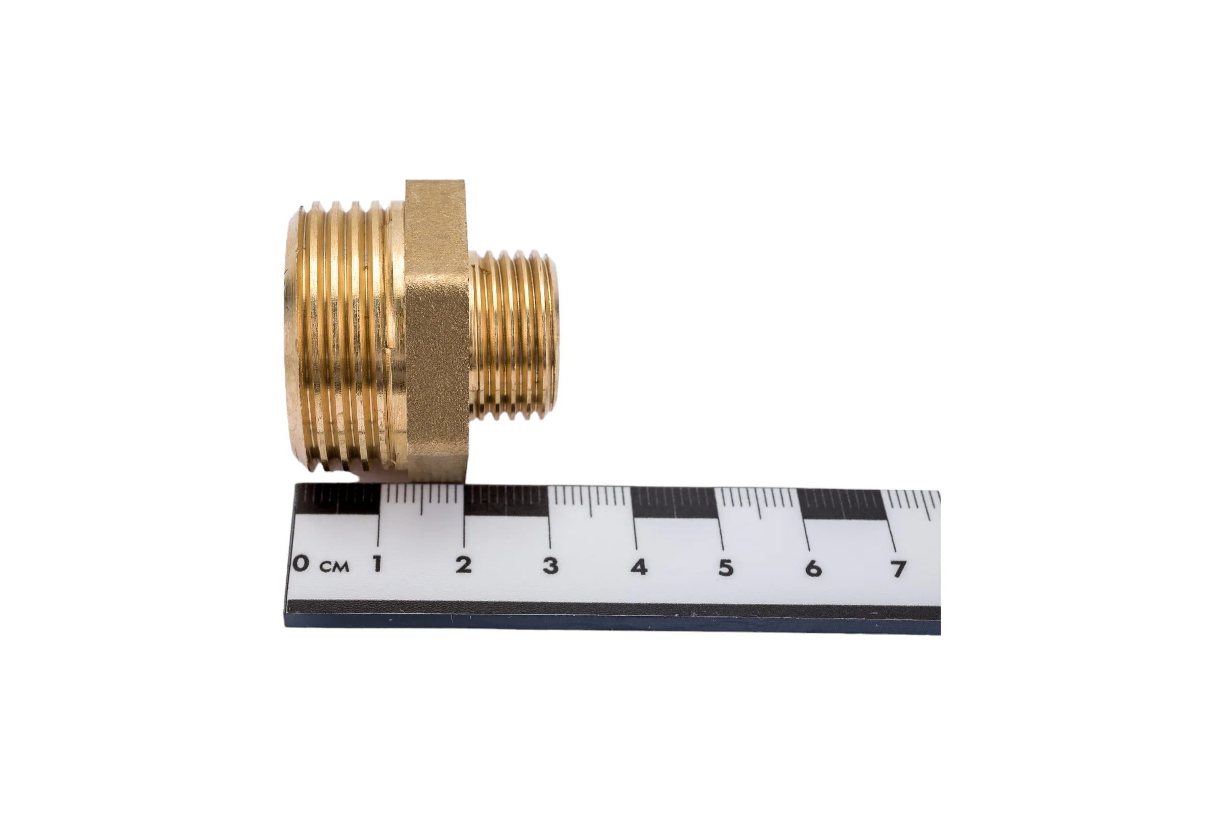 Ниппель переходной LD PRIDE DN25х15 (1"НР х 1/2"НР) латунь с биркой LD.65.513.25х15