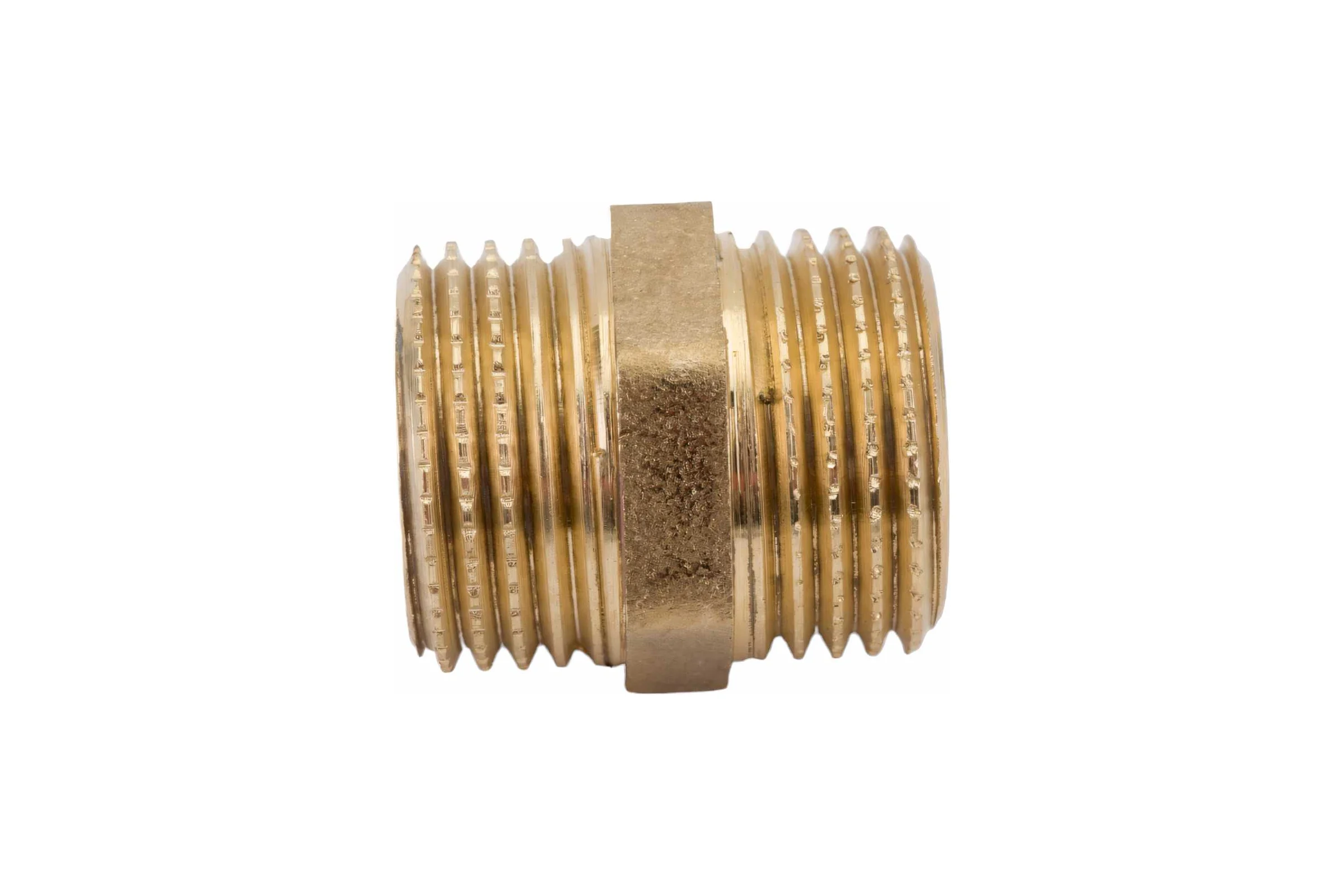 Ниппель прямой LD PRIDE DN15 (1/2") НР/НР латунь с биркой LD.65.511.15