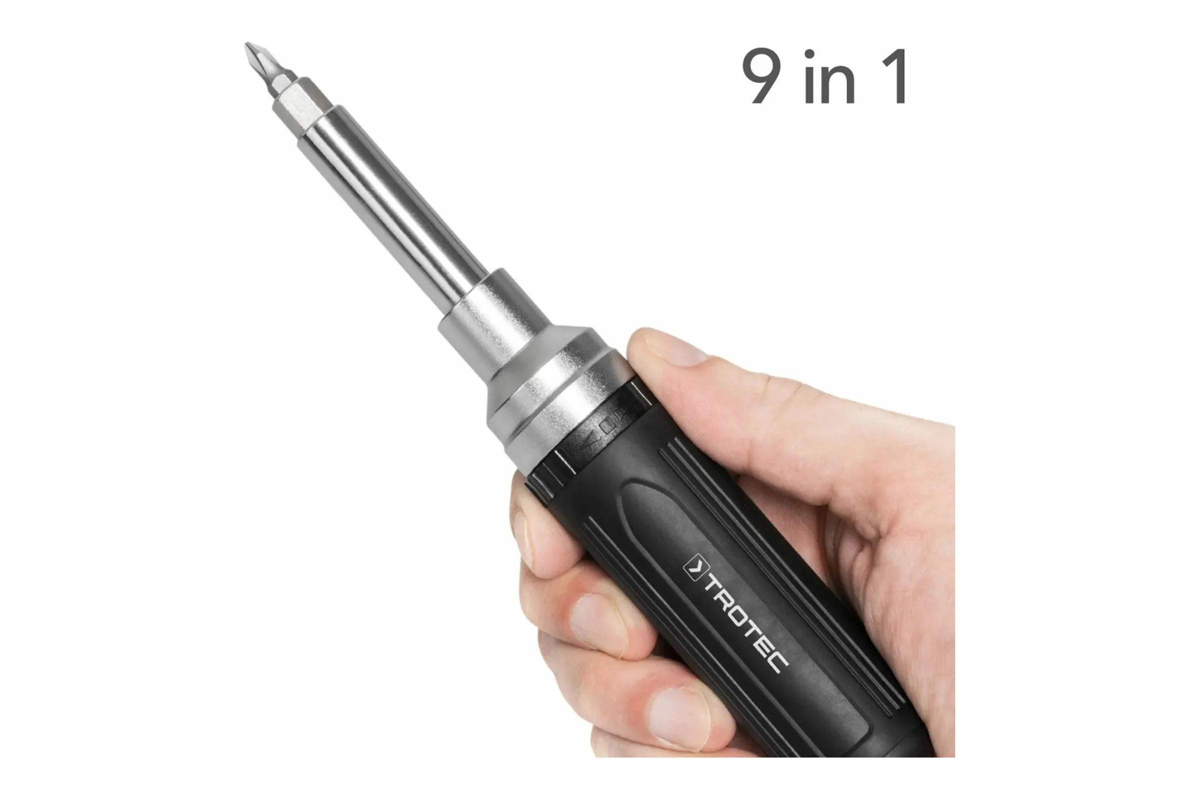 Отвертка с трещоткой TROTEC 9-в-1 4660000001