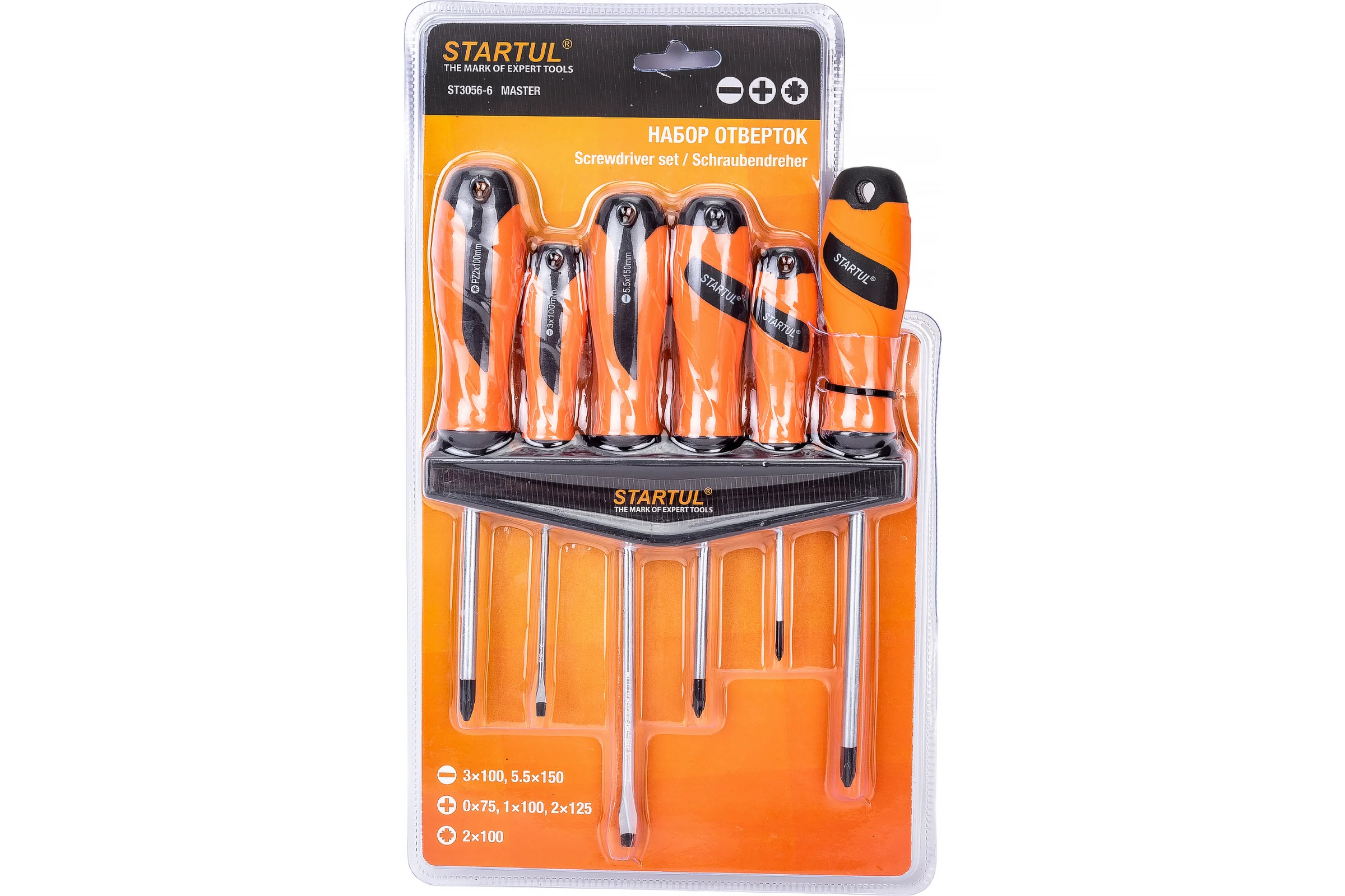 Набор отверток STARTUL Master 6 предметов ST3056-6
