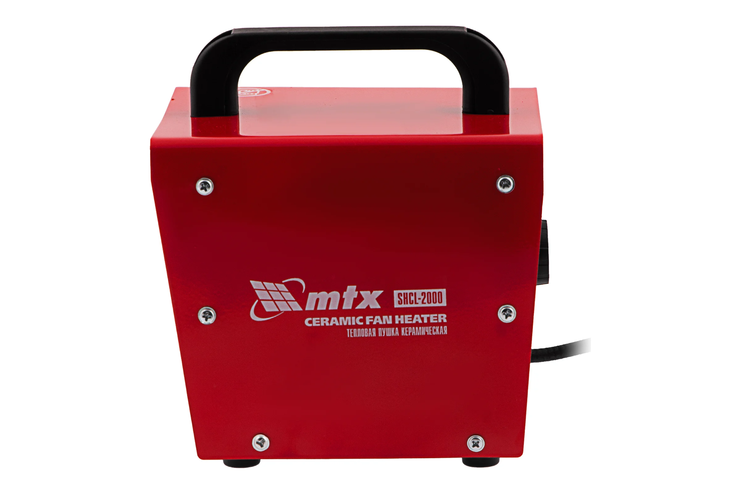 Тепловая керамическая пушка MTX SHCL-2000, квадратная, 230 В, 125 м3/ч, 1/2 кВт 96402