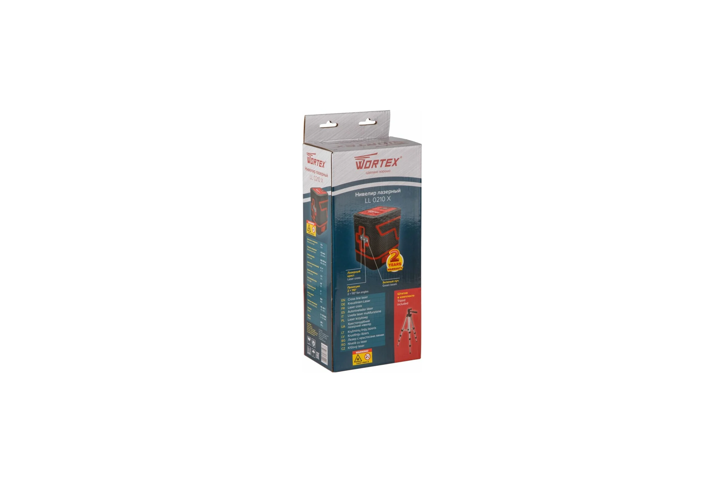Лазерный нивелир со штативом WORTEX LL 0210 X 0323143