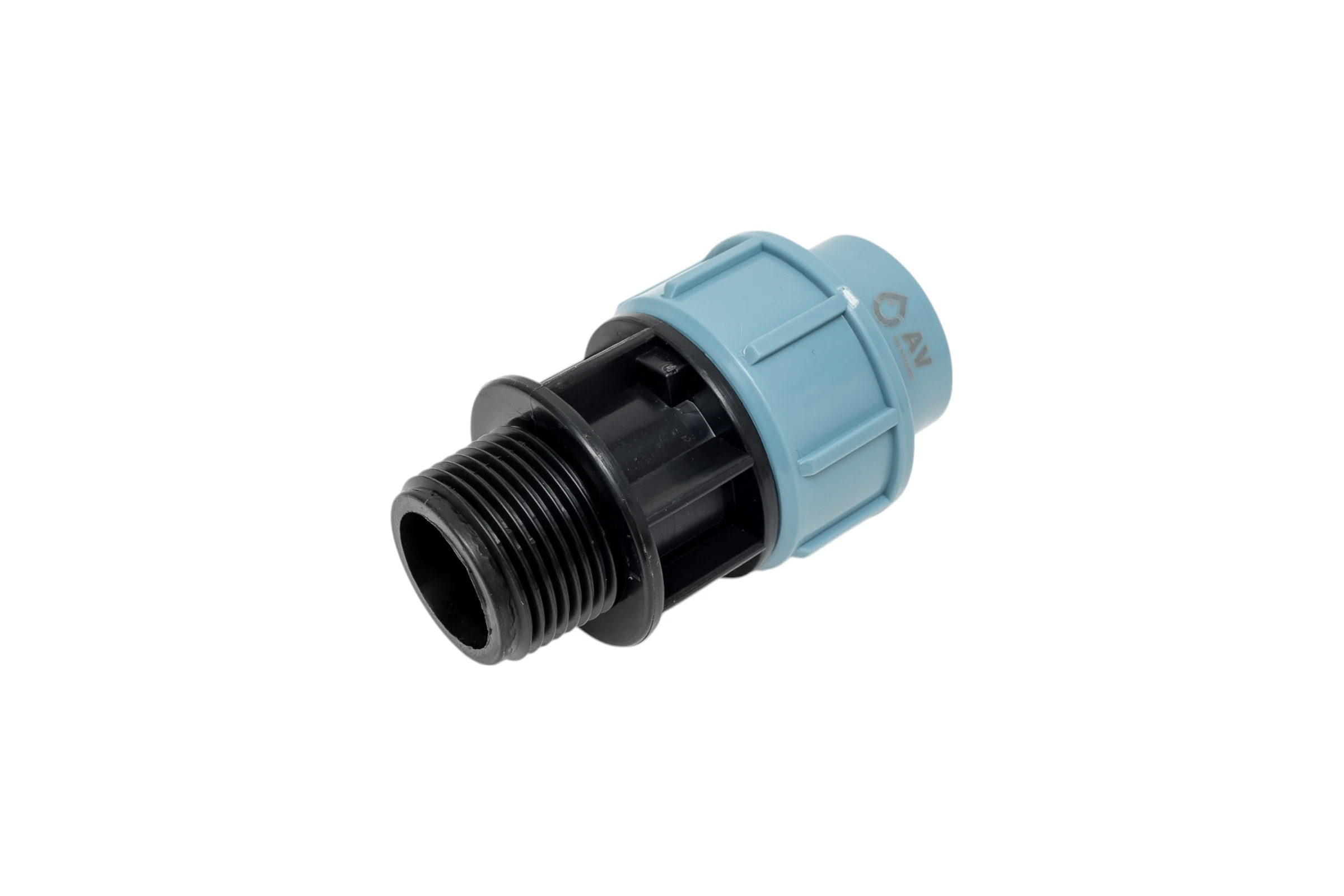 Муфта ПНД компрессионная с наружной резьбой (25 ммx1") AV Engineering AVE1062501