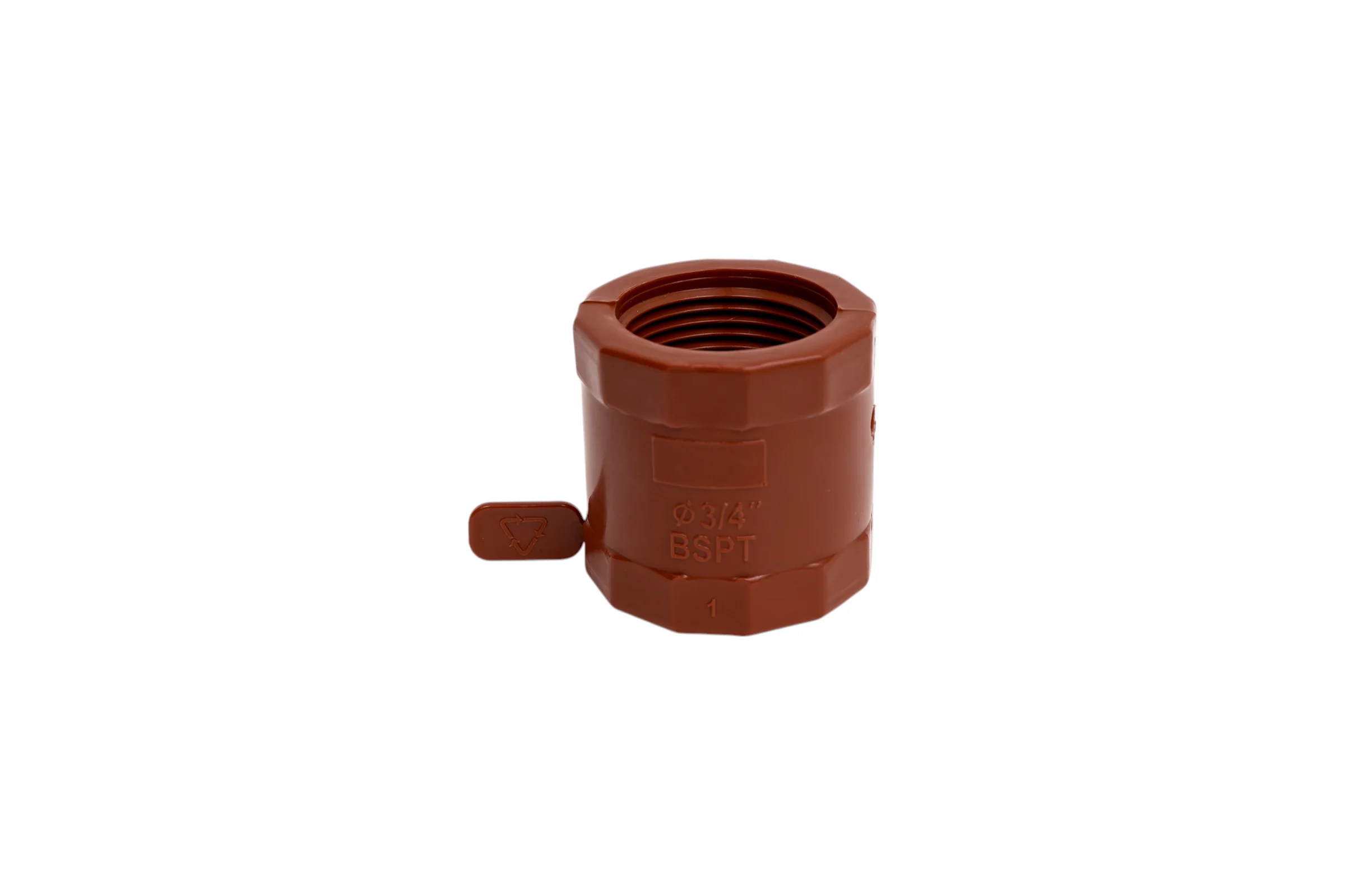 Муфта ПП с внутренней резьбой коричневая 3/4" AV Engineering AVE159013