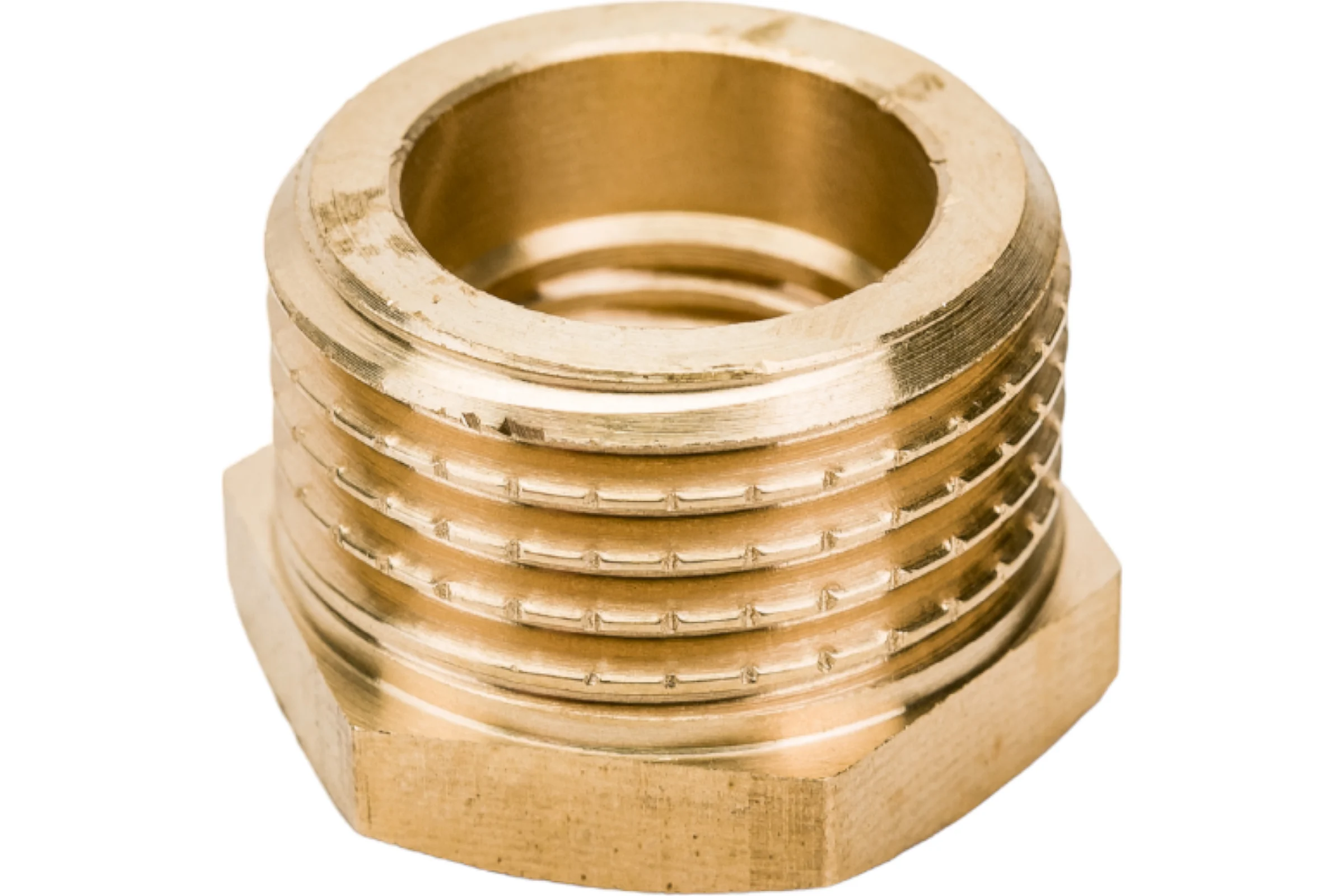 Латунный переход AV Engineering шестиугольный, наружная-внутренняя 1/2x1/4 AVE305001