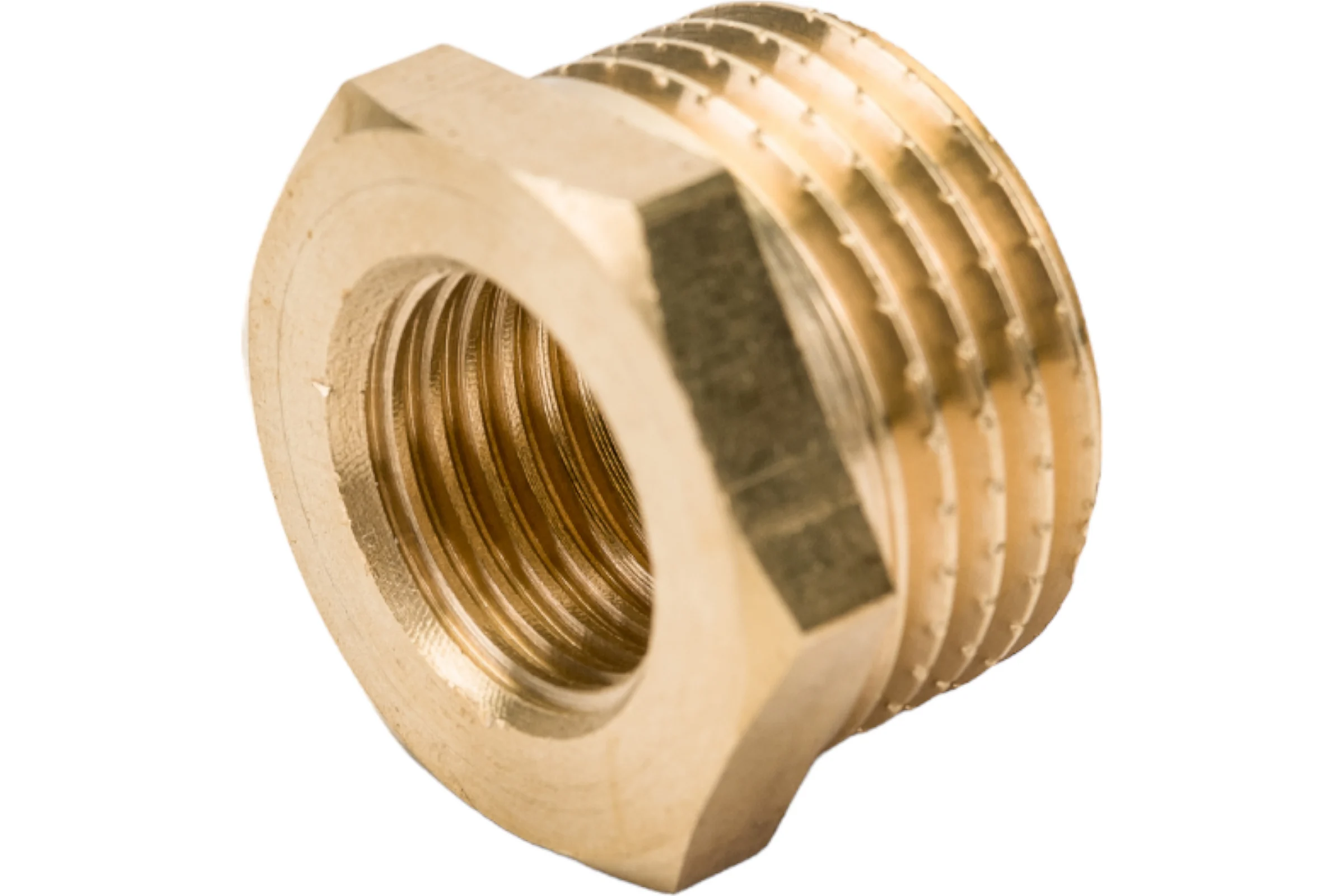 Латунный переход AV Engineering шестиугольный, наружная-внутренняя 1/2x1/4 AVE305001