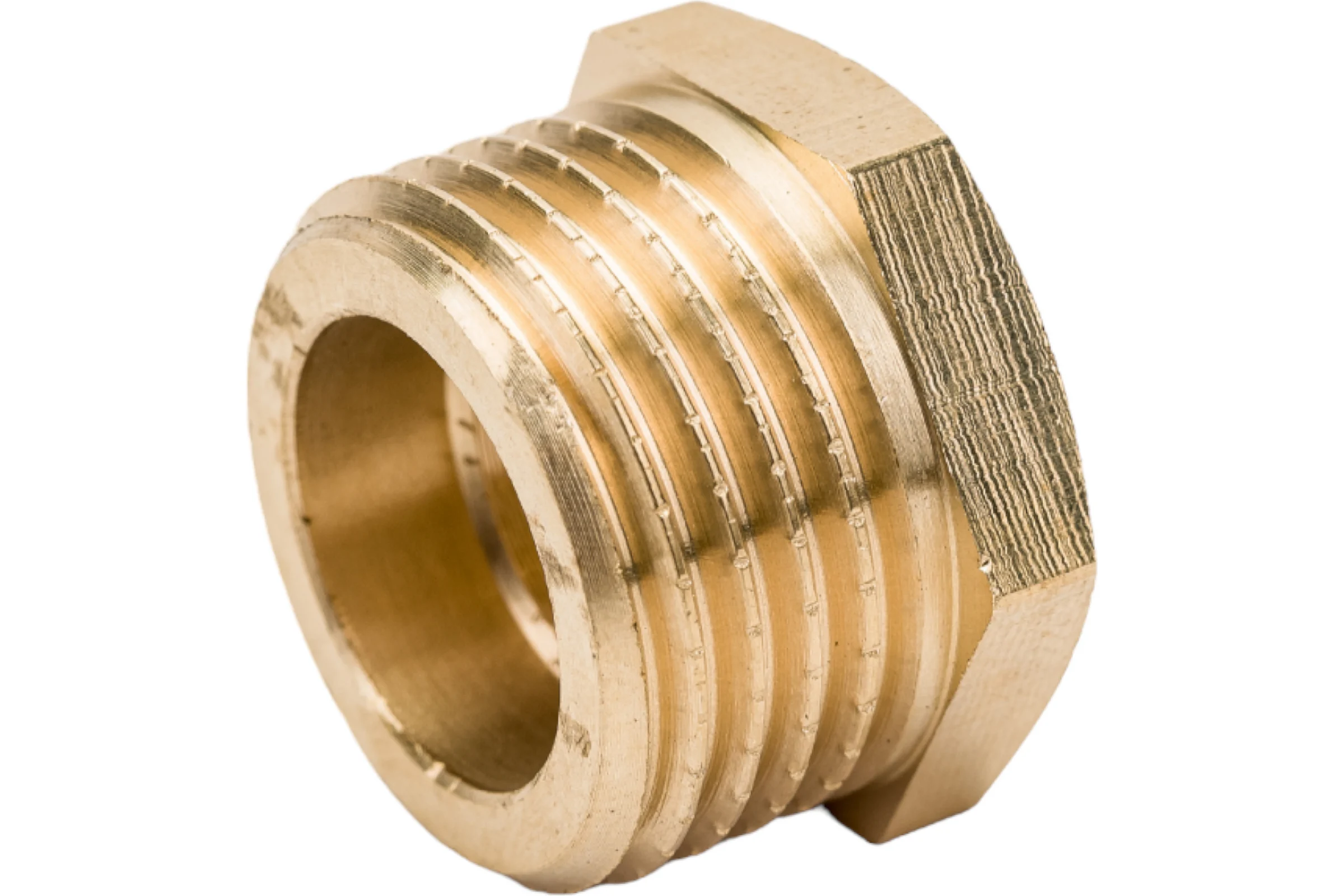 Латунный переход AV Engineering шестиугольный, наружная-внутренняя 1/2x1/4 AVE305001
