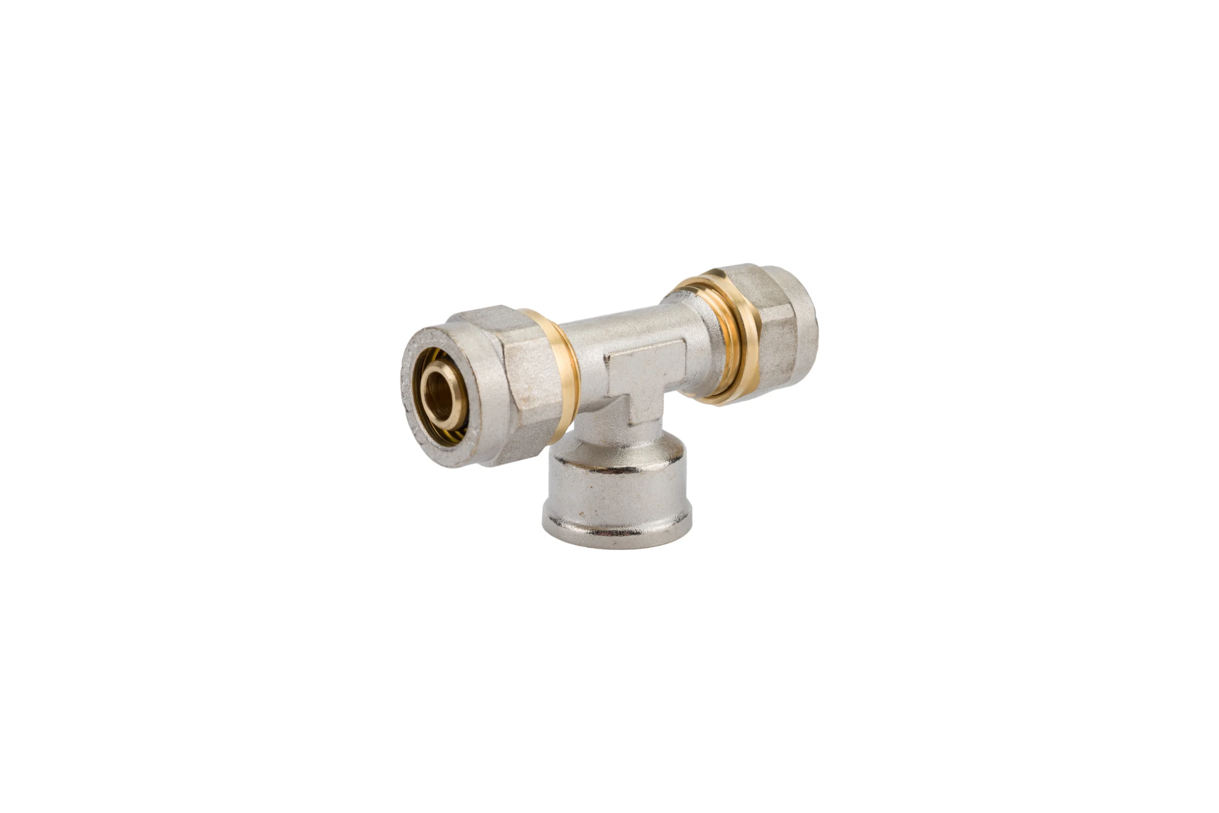 Латунный тройник AV Engineering 1/2x16 2.0 с внутренней резьбой AVE309007