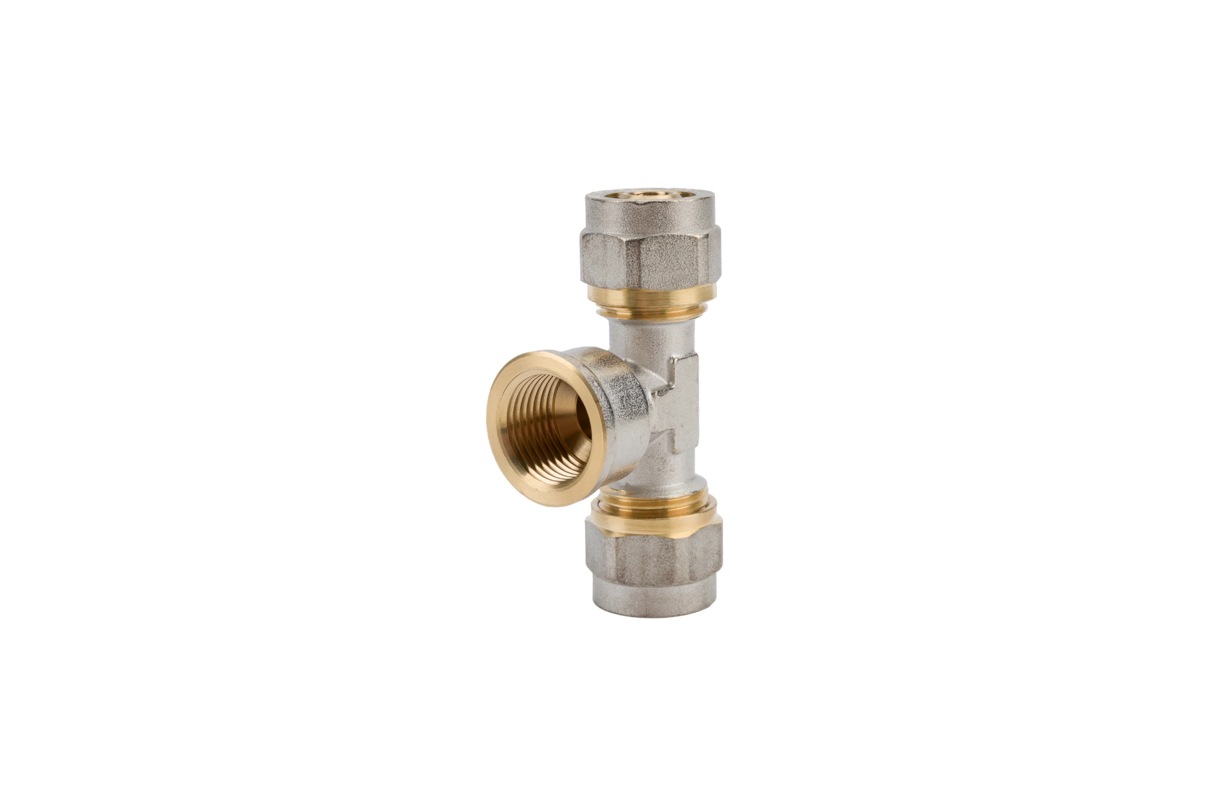 Латунный тройник AV Engineering 1/2x16 2.0 с внутренней резьбой AVE309007