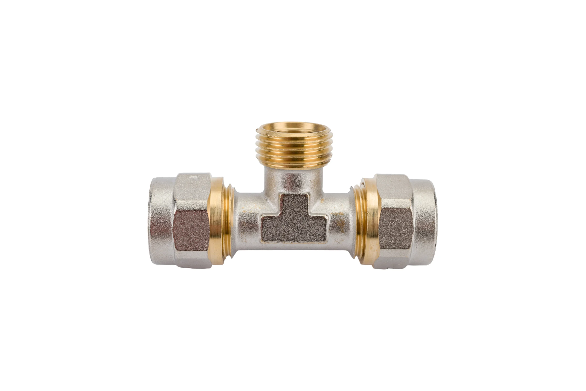 Латунный тройник AV Engineering 1/2x16 2.0 с наружной резьбой AVE309008