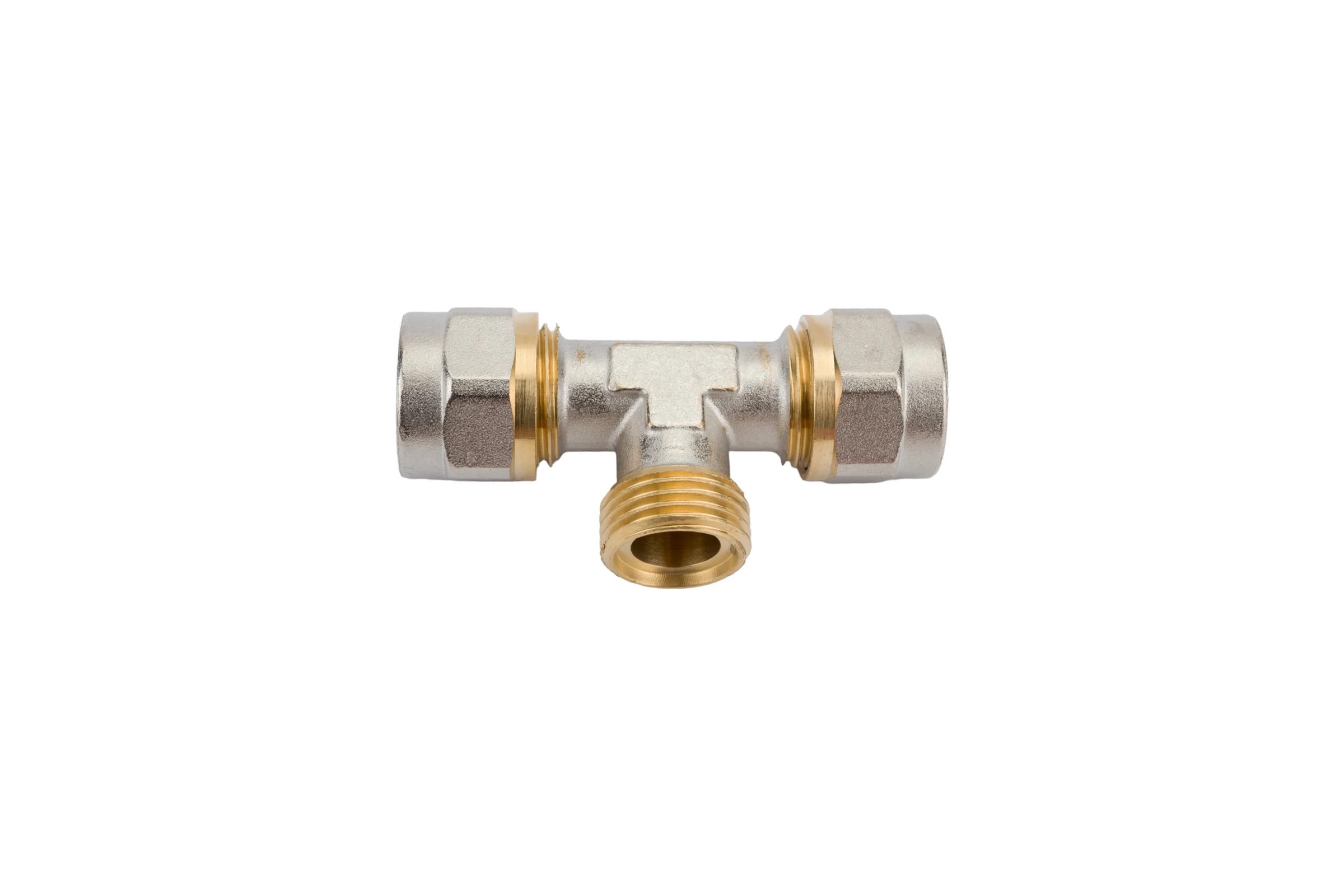 Латунный тройник AV Engineering 1/2x16 2.0 с наружной резьбой AVE309008