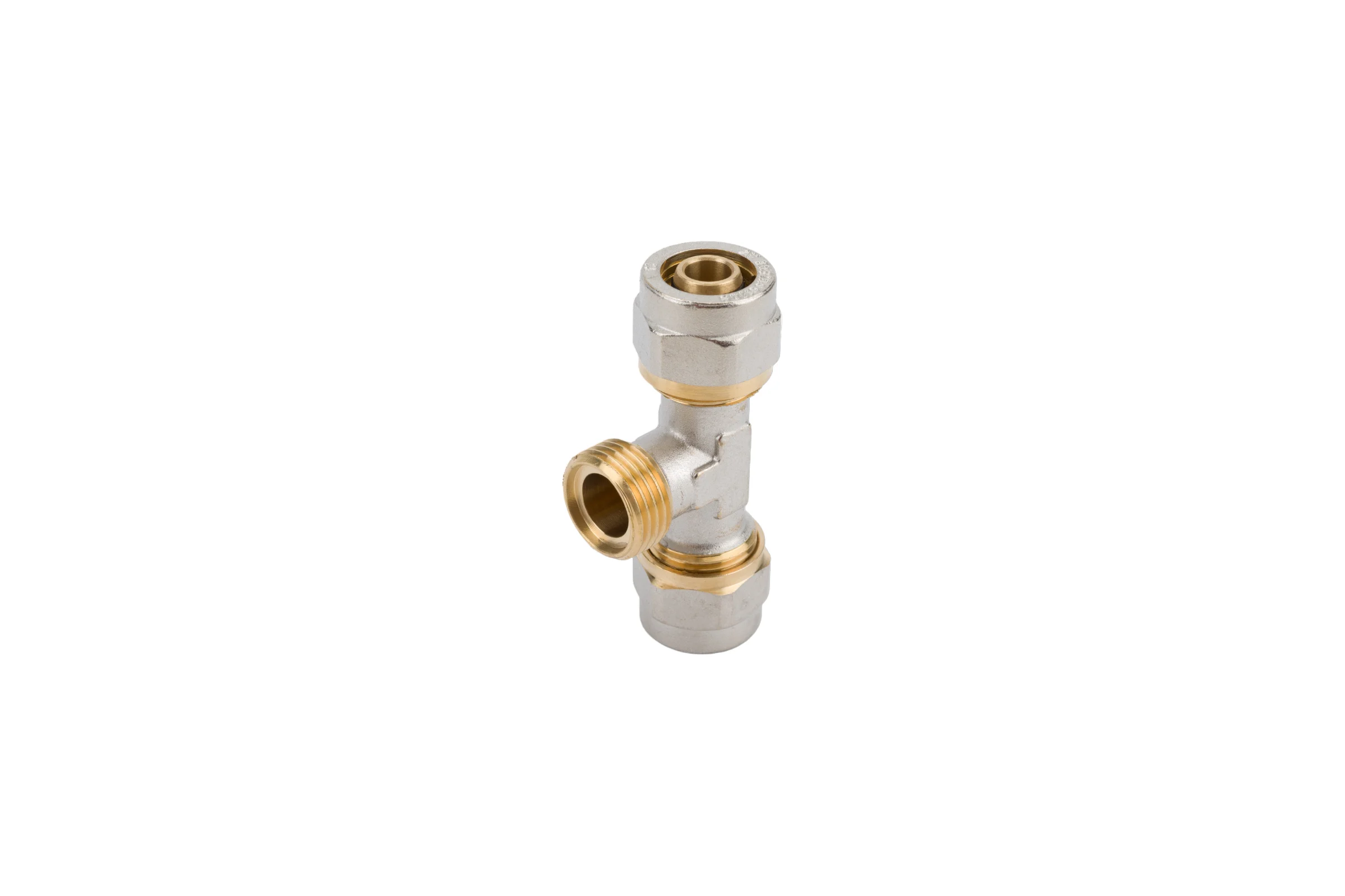 Латунный тройник AV Engineering 1/2x16 2.0 с наружной резьбой AVE309008
