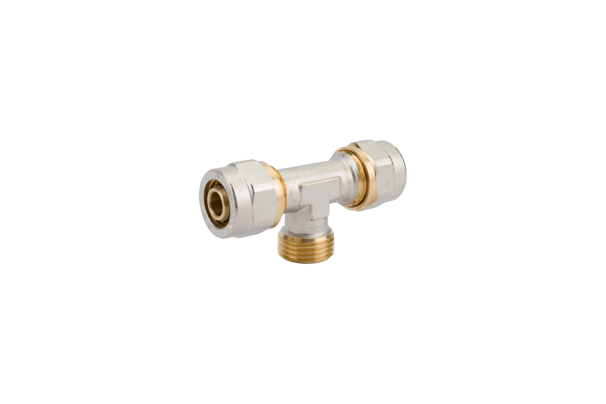 Латунный тройник AV Engineering 1/2x16 2.0 с наружной резьбой AVE309008