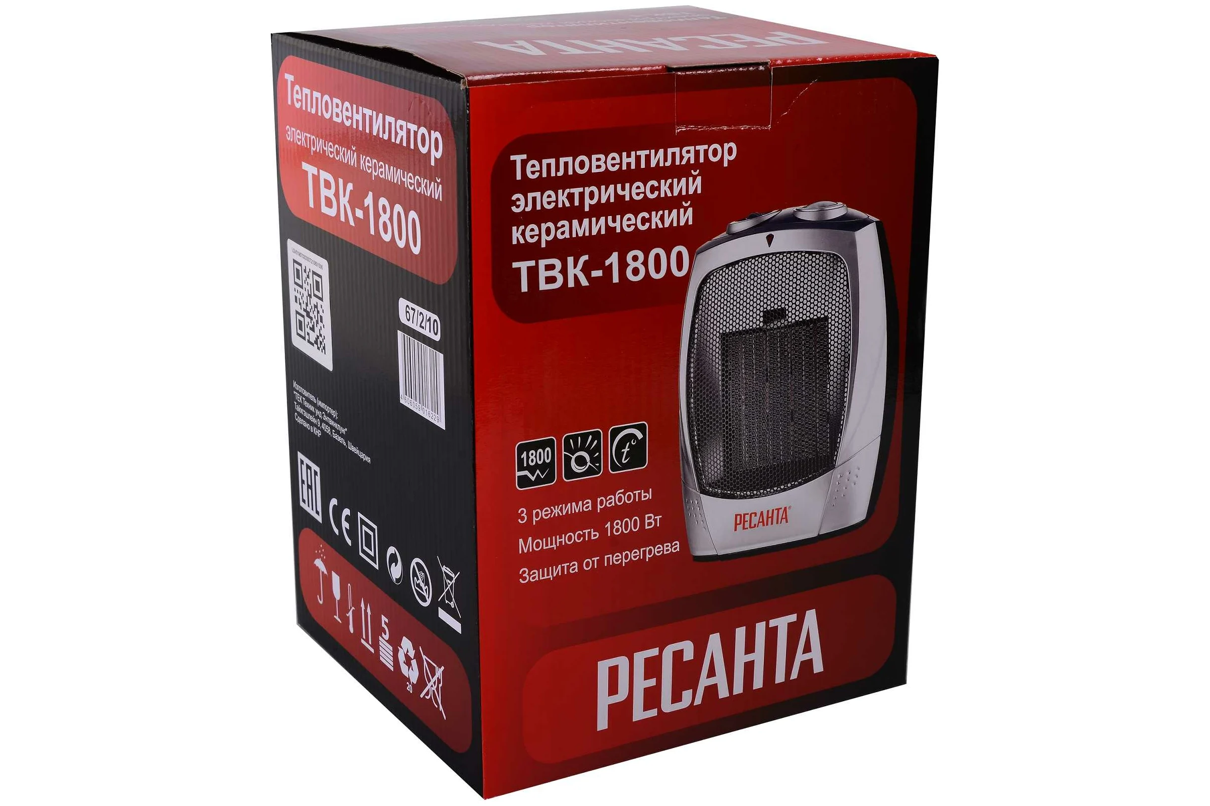 Тепловентилятор Ресанта ТВК-1800 67/2/10