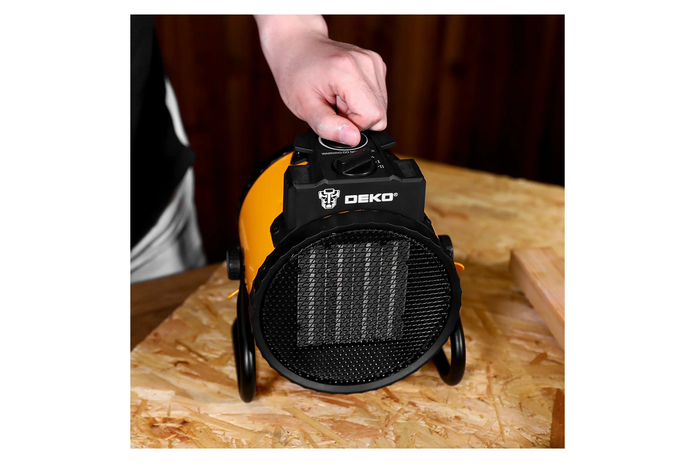 Тепловая электрическая пушка DEKO DKIH2200W, 2200Вт 082-1010