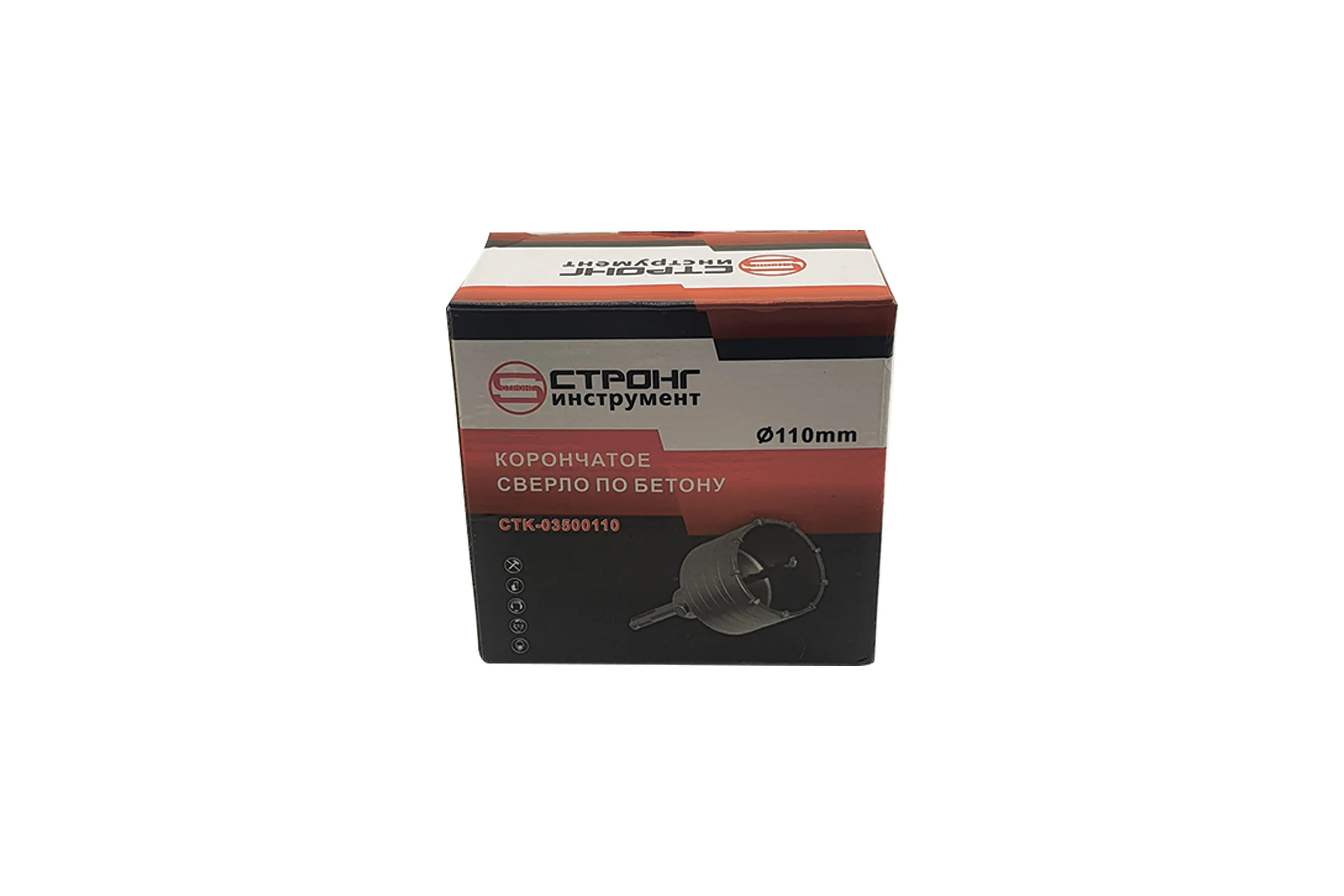 Коронка буровая SDS-Plus по бетону для перфоратора 110 мм Strong CTK-03500110