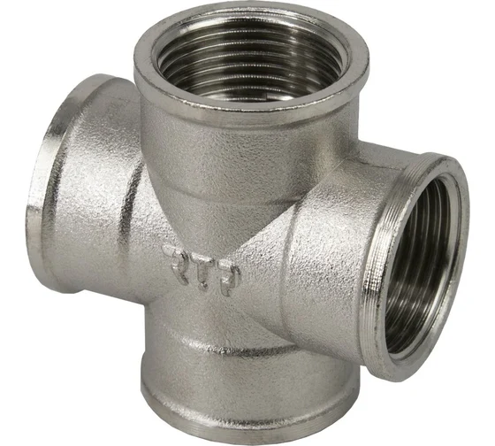 Крестовина 3/4" вн/вн/вн/вн никель RTP 549820 25163