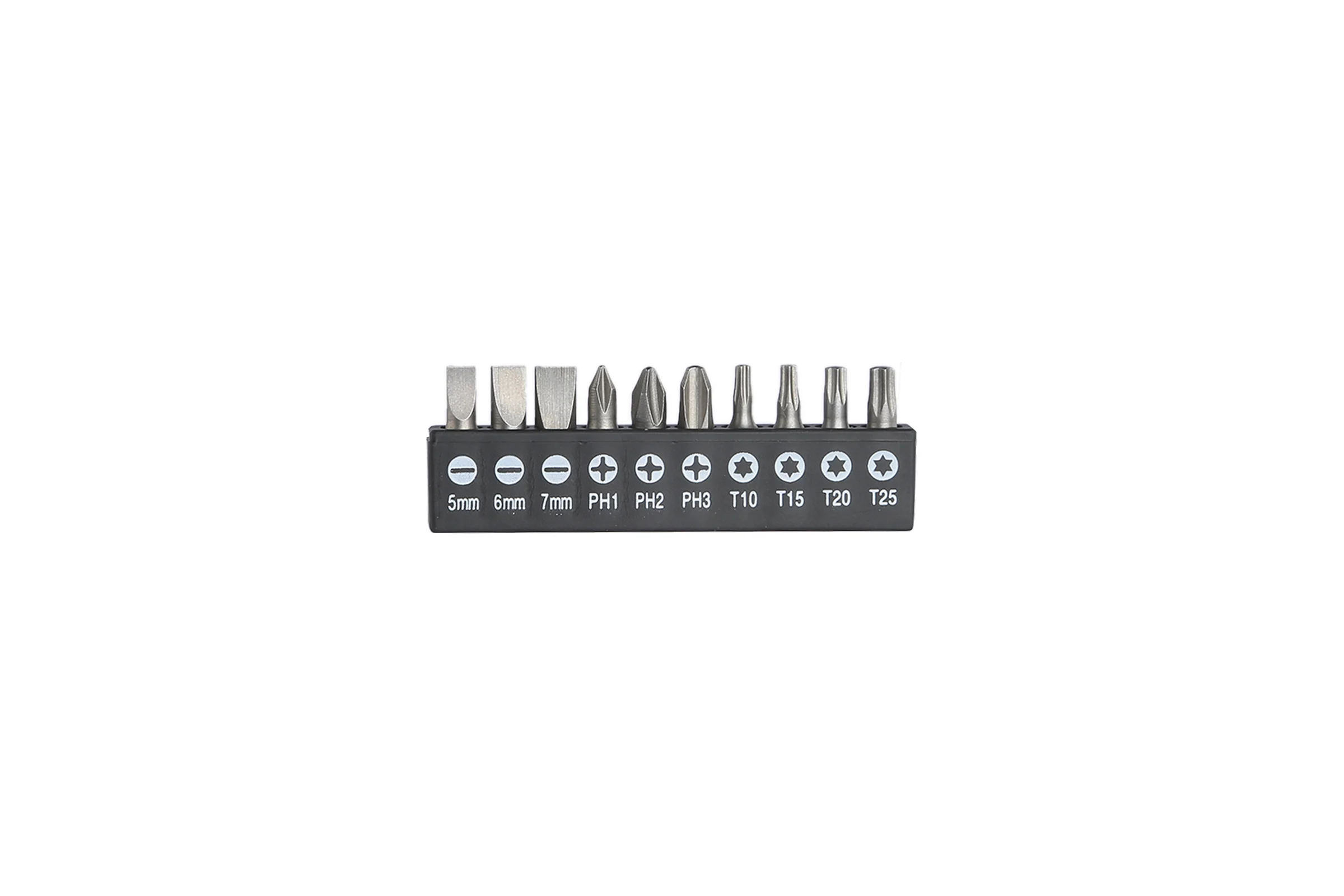 Гибкая отвертка TOTAL с битами 12 шт THT250FL1206