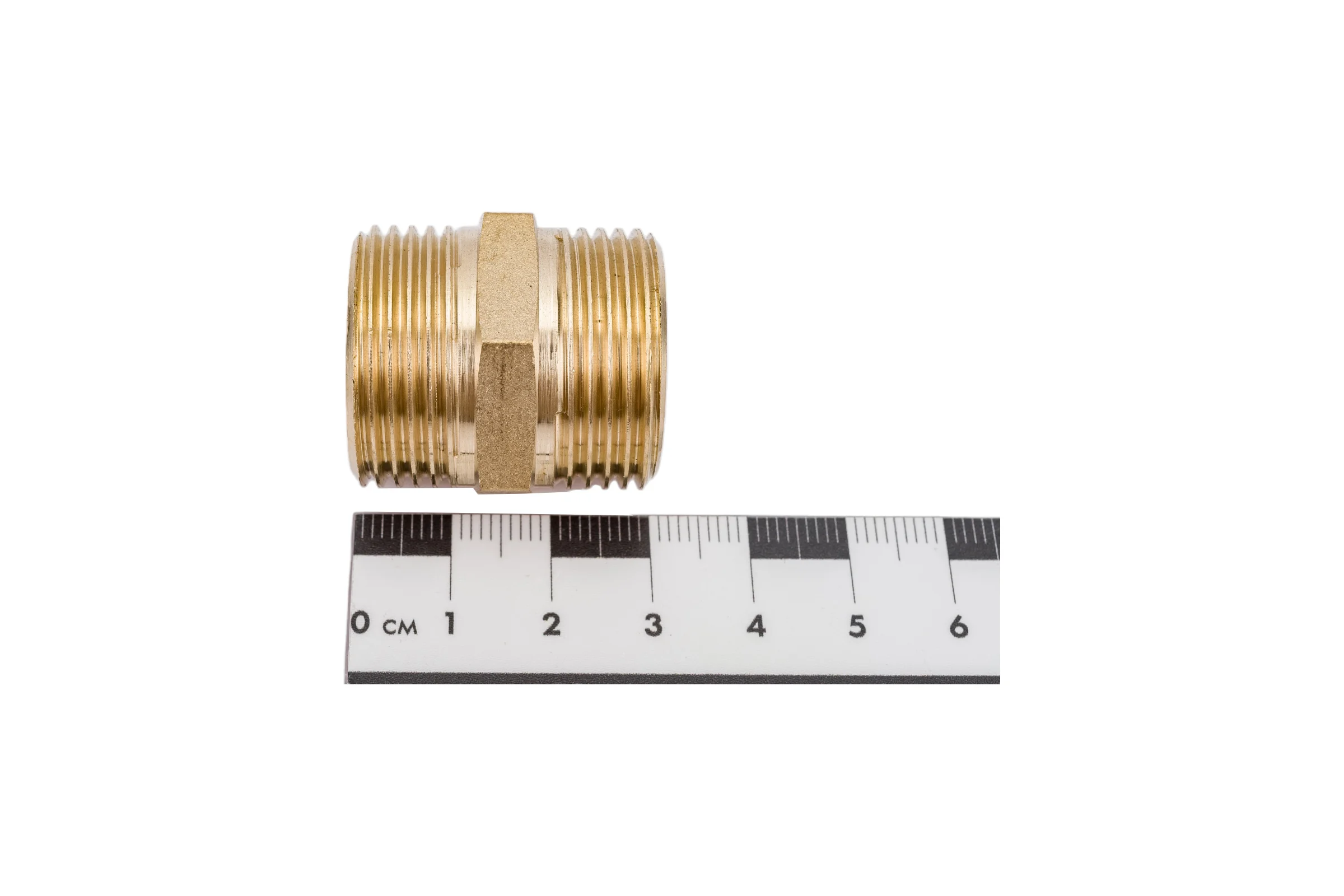 Латунный ниппель AV Engineering наружная-наружная под евроконус 3/4x3/4 AVE309001