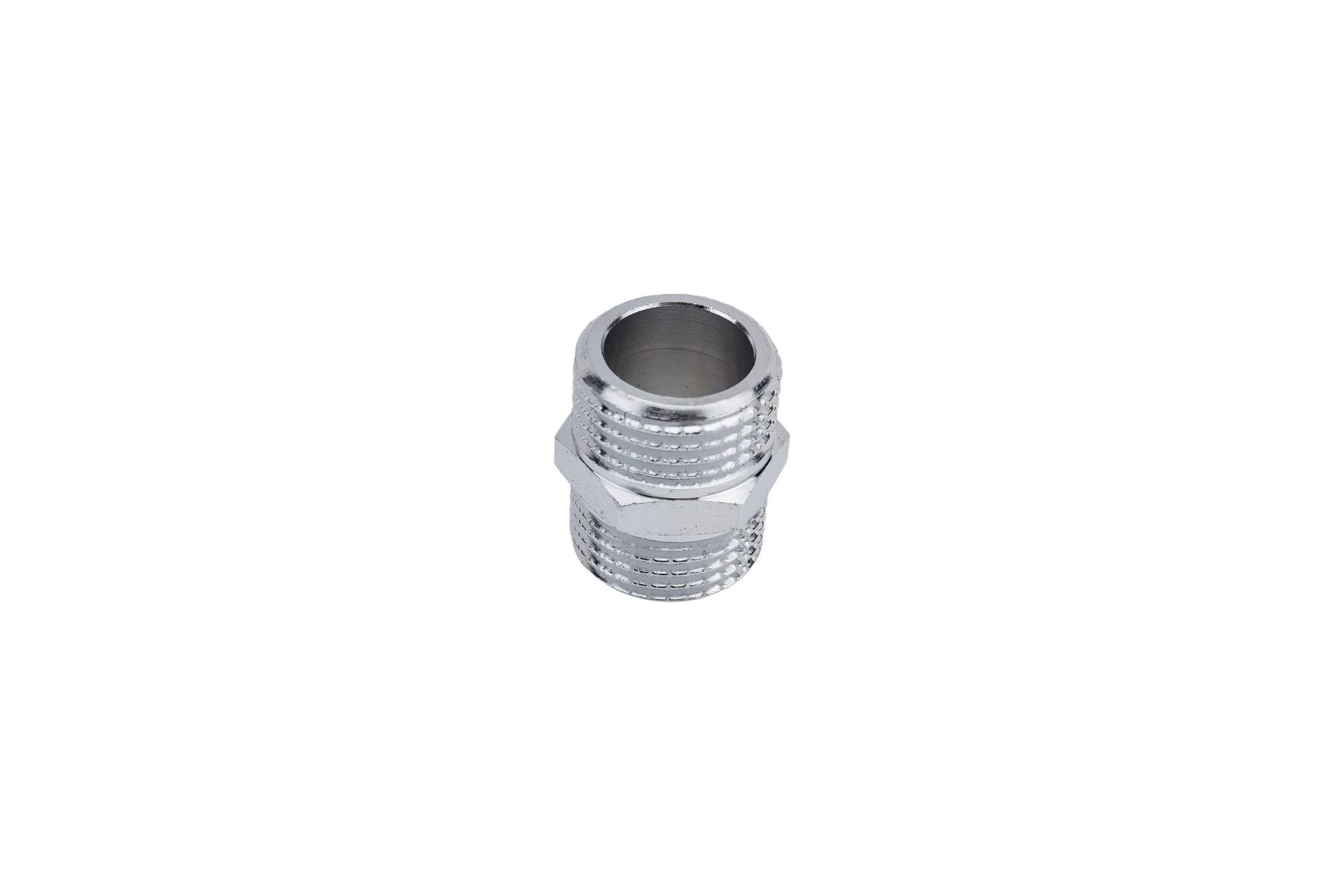 Латунный ниппель AV Engineering наружная-наружная 1/2 хром AVE303004