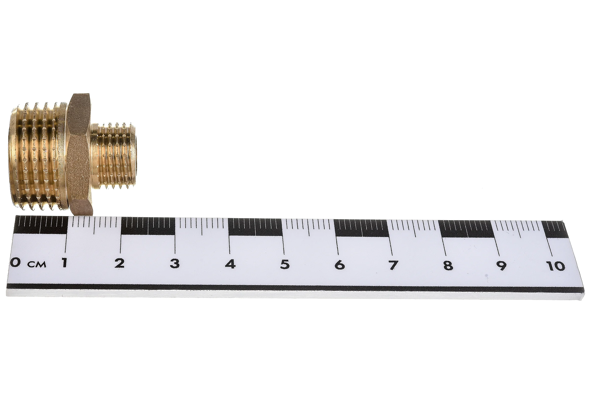 Латунный ниппель AV Engineering редукционный наружная-наружная 1/2x1/4 AVE303007
