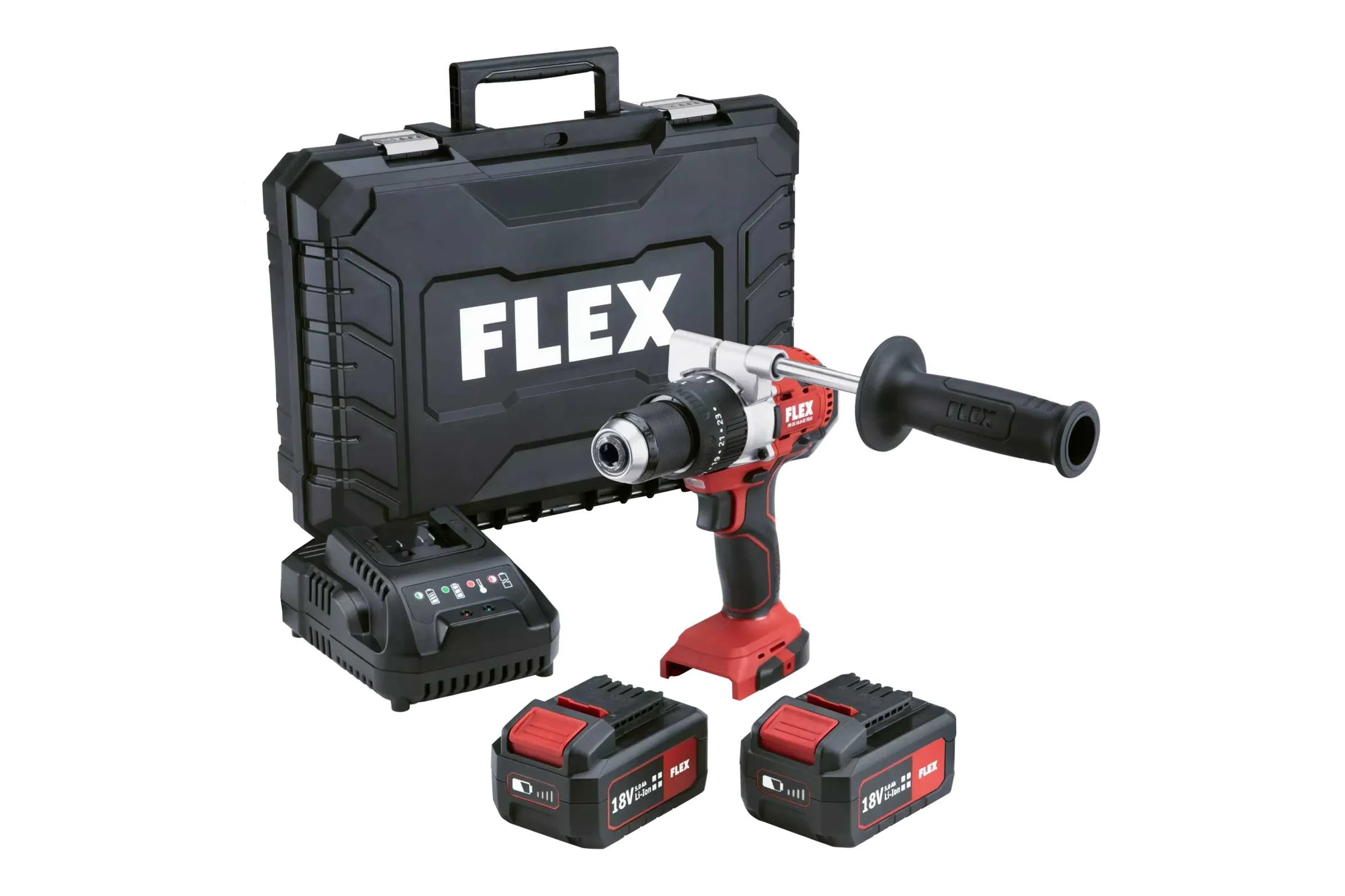 Аккумуляторный ударный шуруповерт FLEX PD 2G 18.0-EC FS55BC/5.0 516171