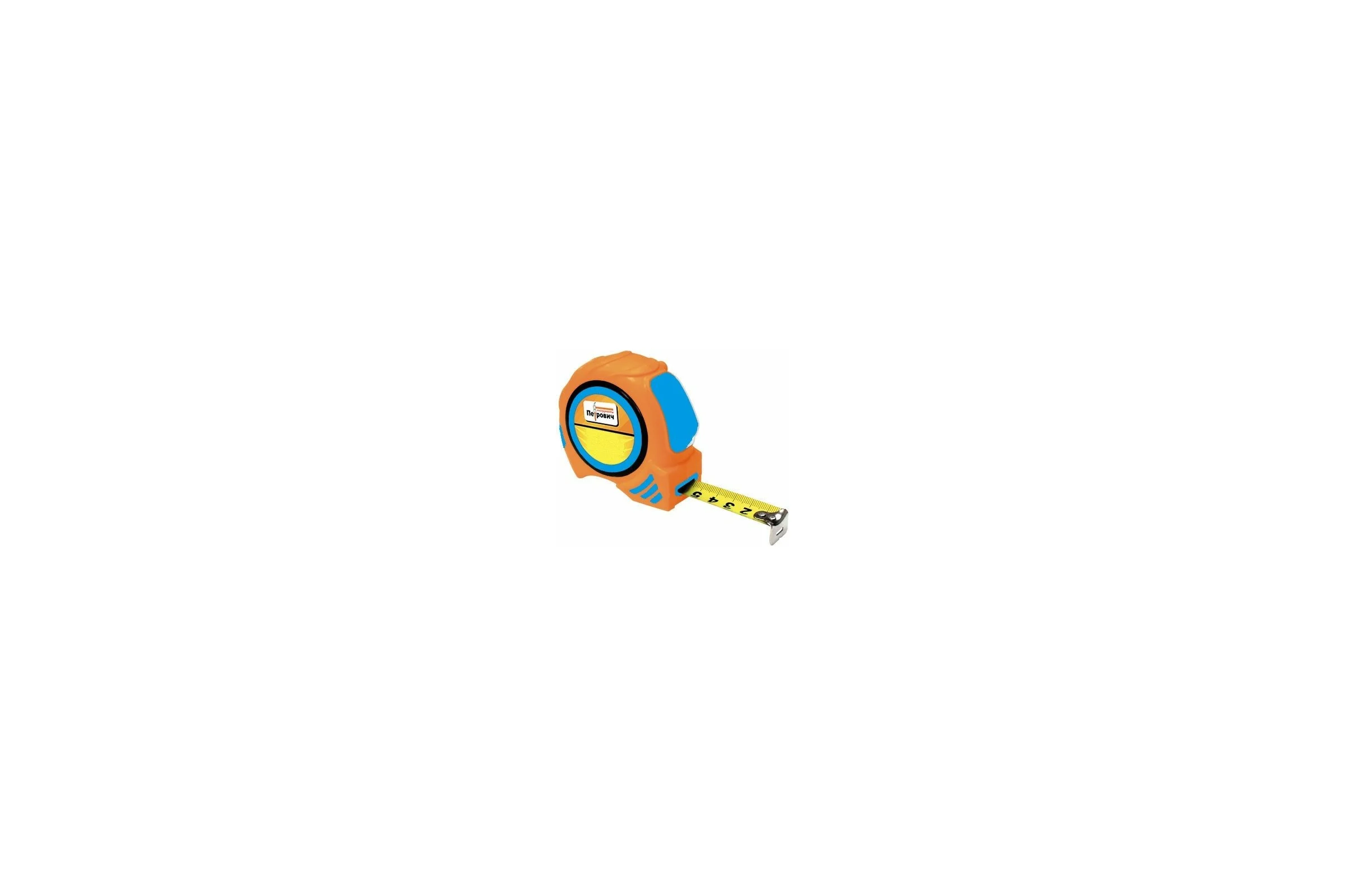 Рулетка Петрович П069-0316 в обрезиненном корпусе, AUTOLOCK, 3 м, 16 мм 4100003146