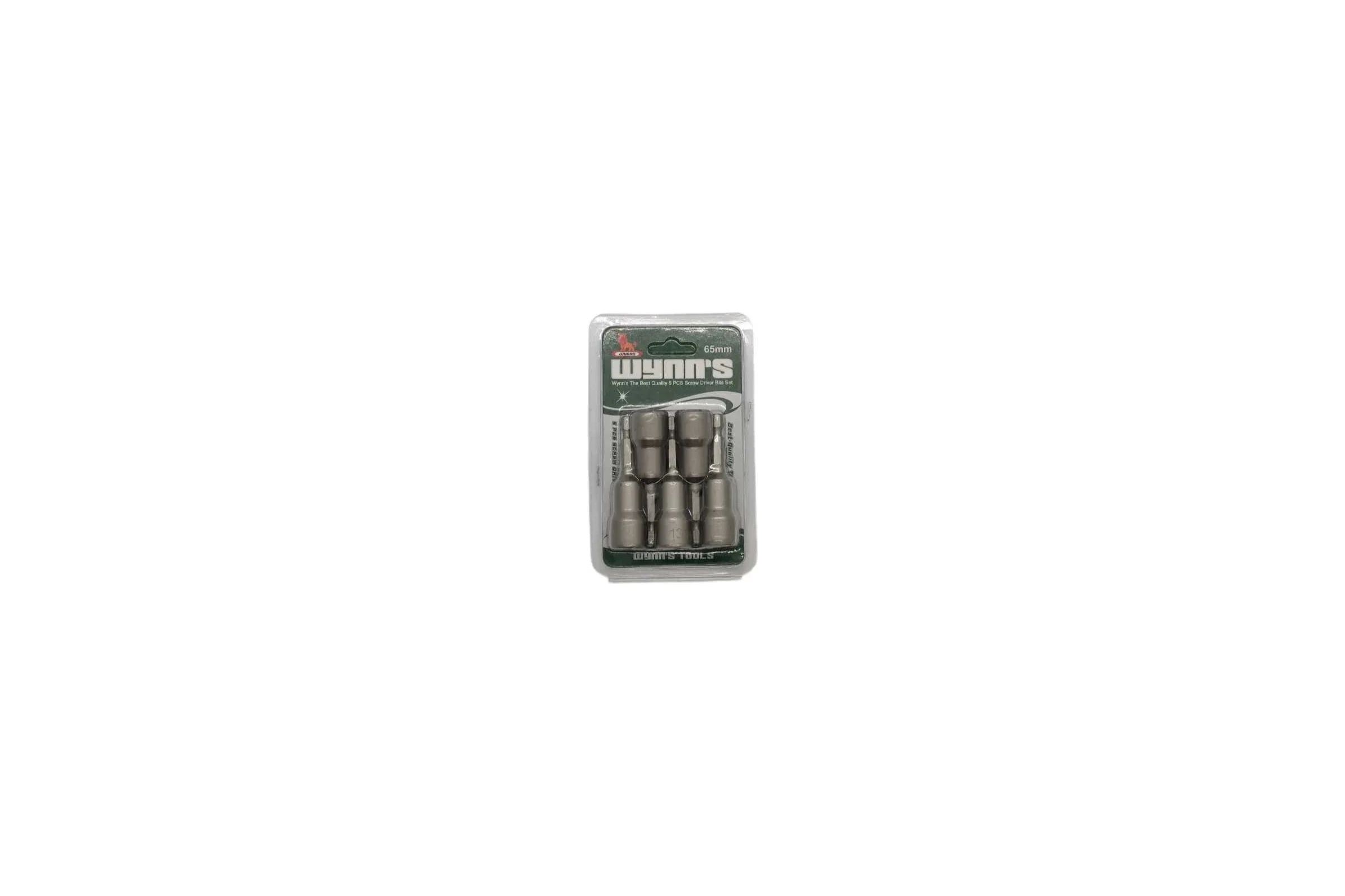 Бита с торцевой головкой магнитная 5 шт, 12x65 мм, 1/4" WYNNS 51 757 108