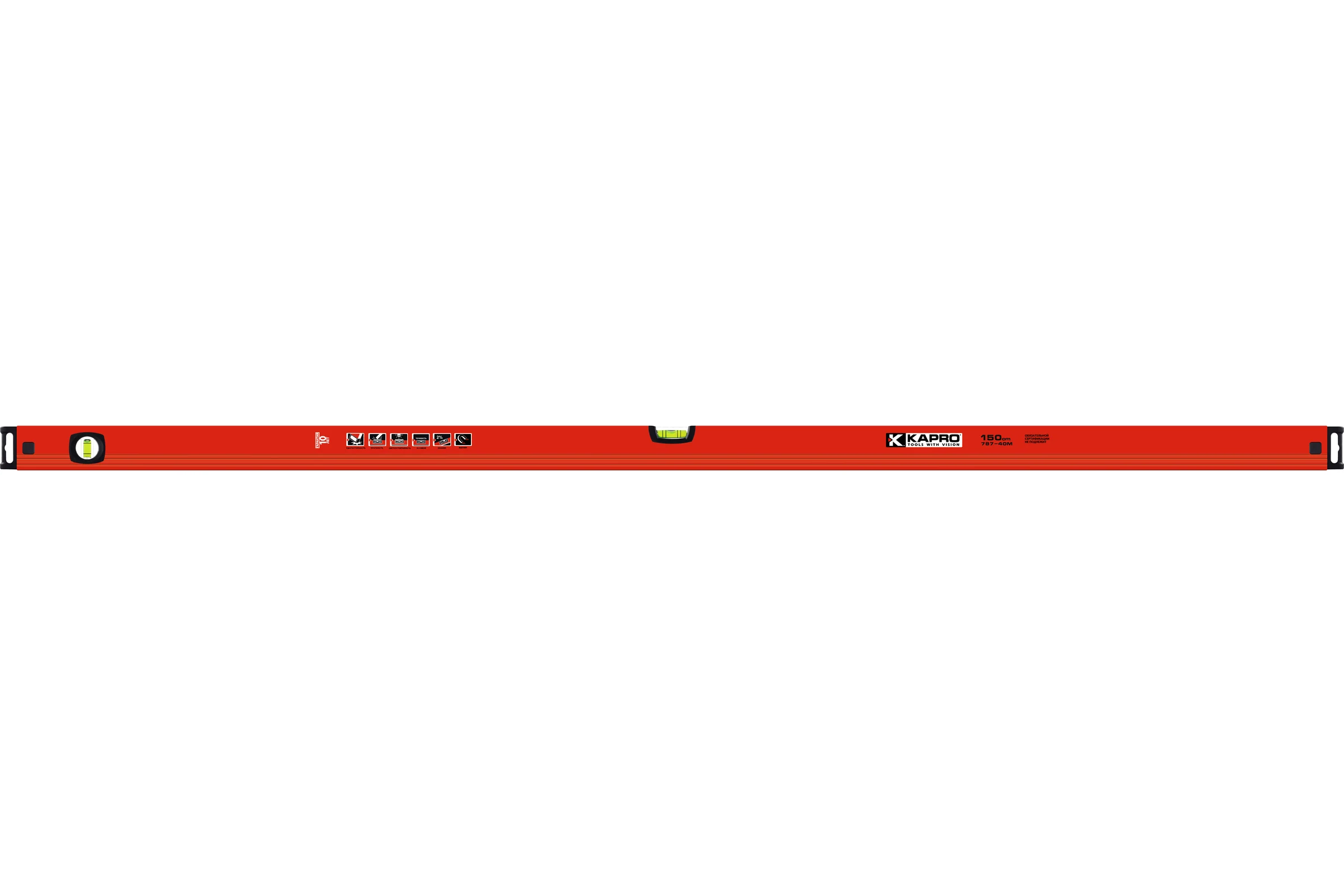 Уровень Kapro 2 колбы, магнитный 787-40-150M