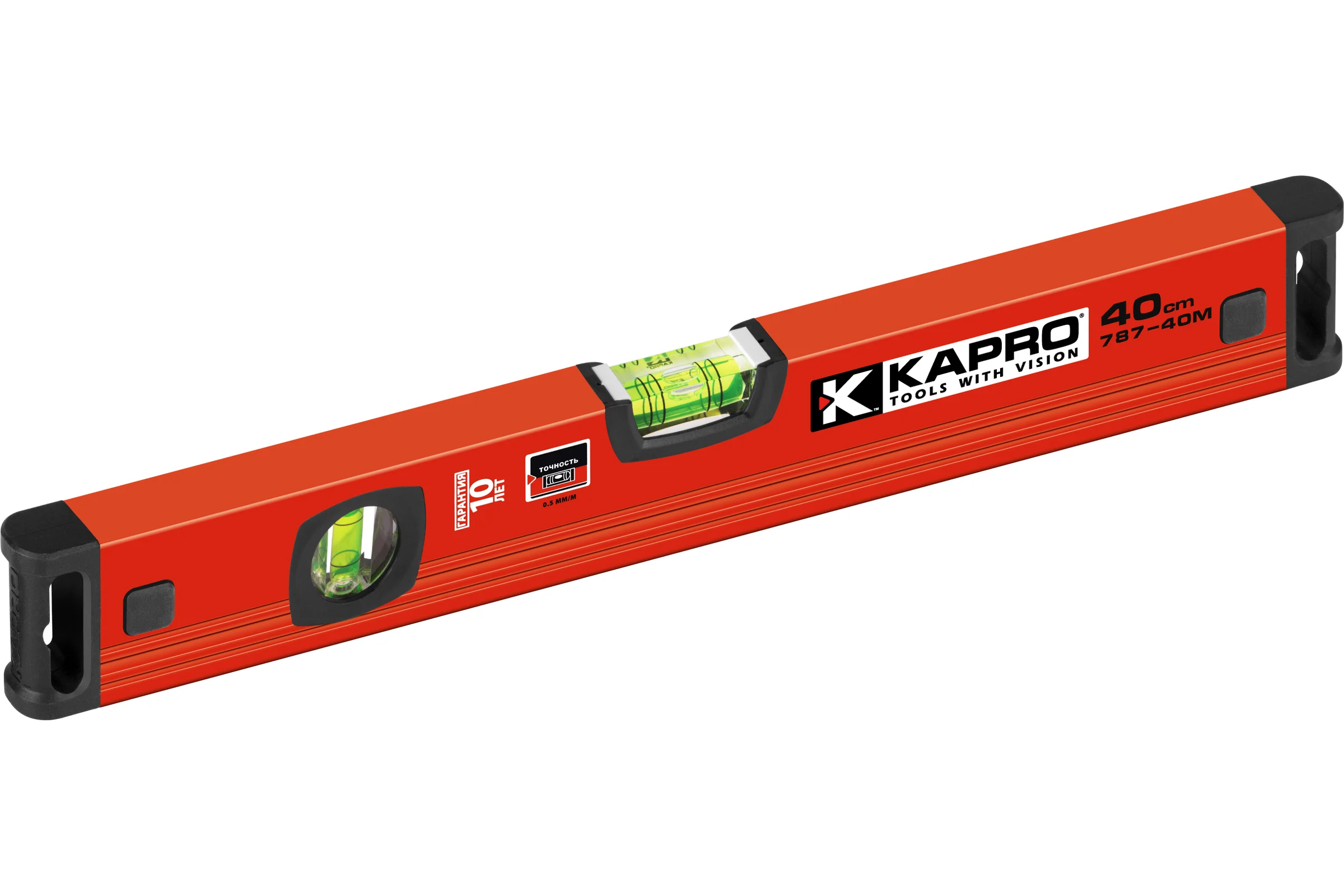 Уровень Kapro 2 колбы, магнитный 787-40-40M