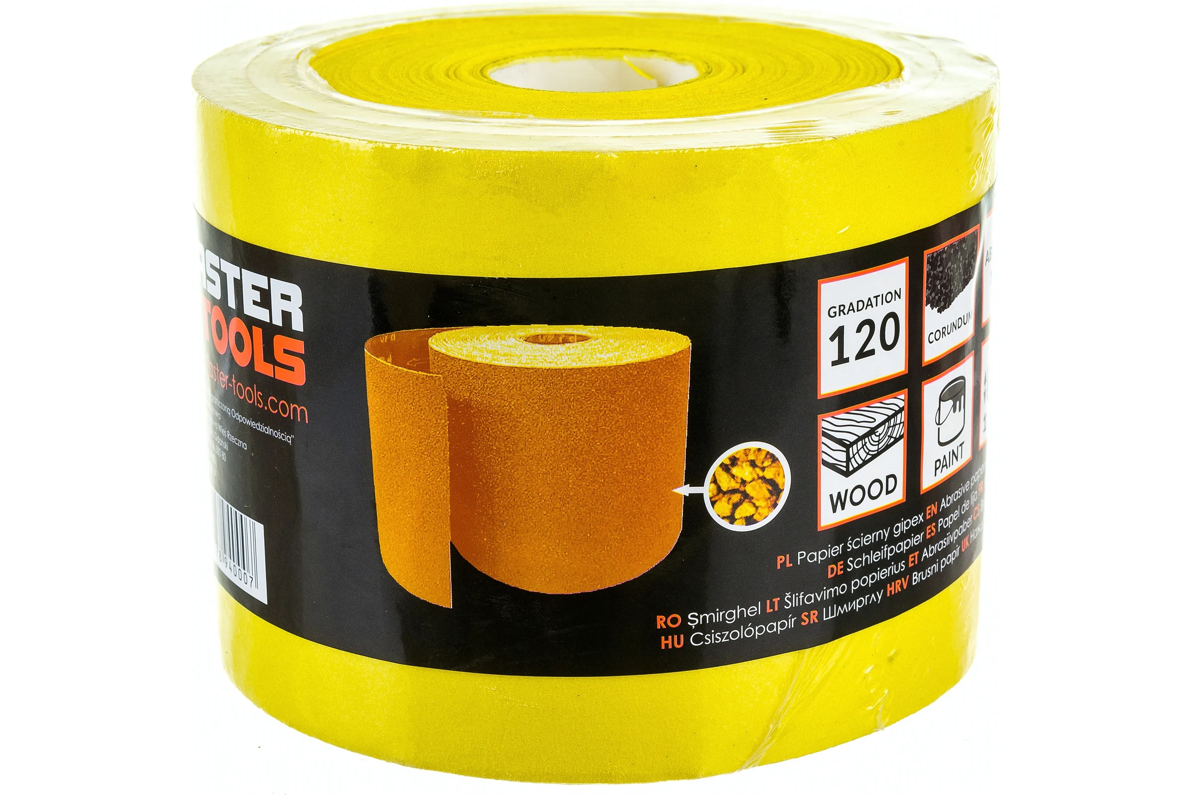 Бумага наждачная 50 м, 115 мм, Р120 FASTER TOOLS 4000