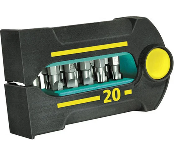 Набор бит стандартных Solid с BitButler 20 (21 предмет) Wolfcraft 1374000