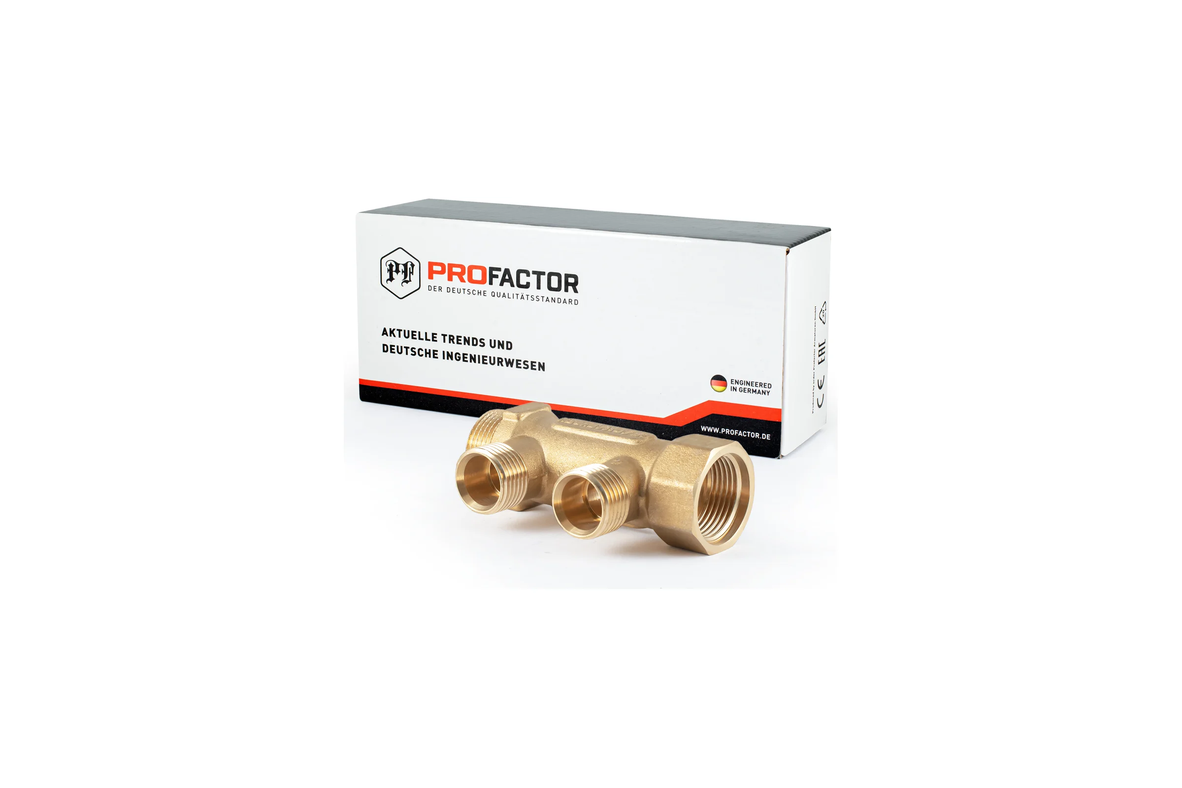 Латунный коллектор PROFACTOR в/н 3/4" х 2 вых 1/2"нар PF MF 262.2
