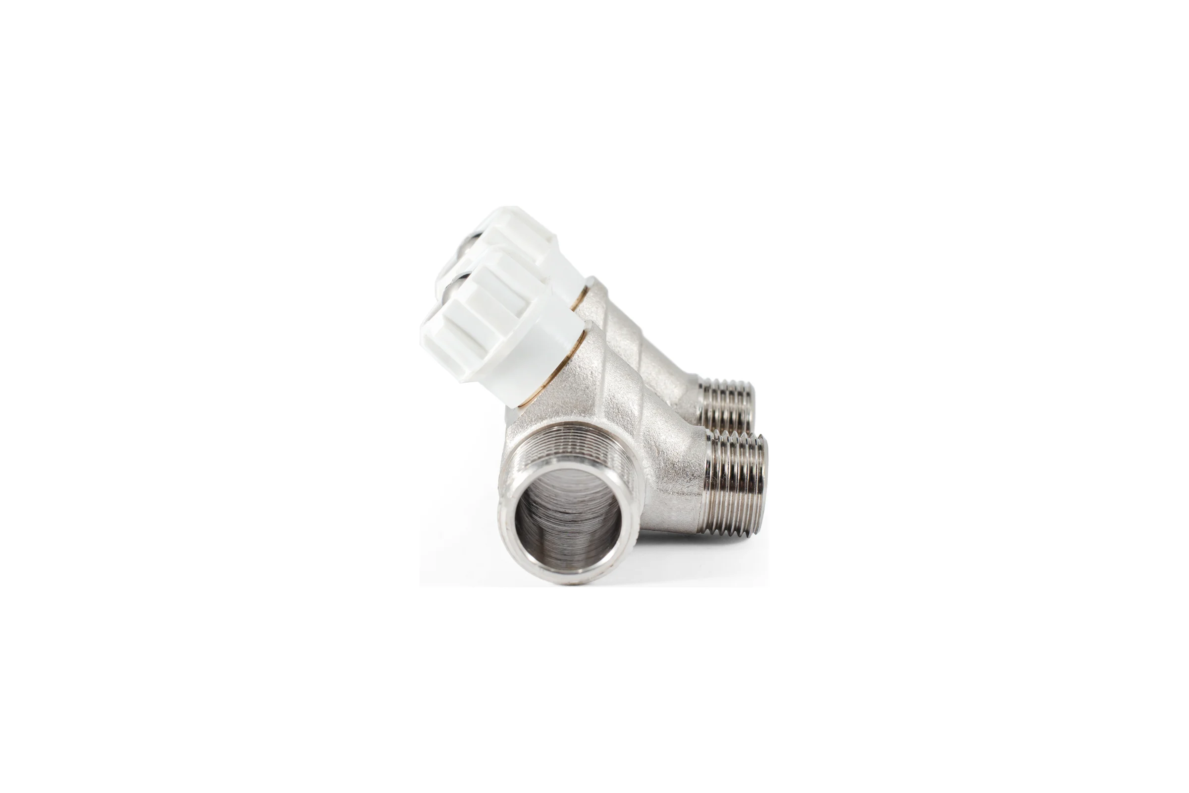 Коллектор с регулировочными вентилями PROFACTOR в/н 3/4" х 2 вых 1/2"нар  PF MV 268.2