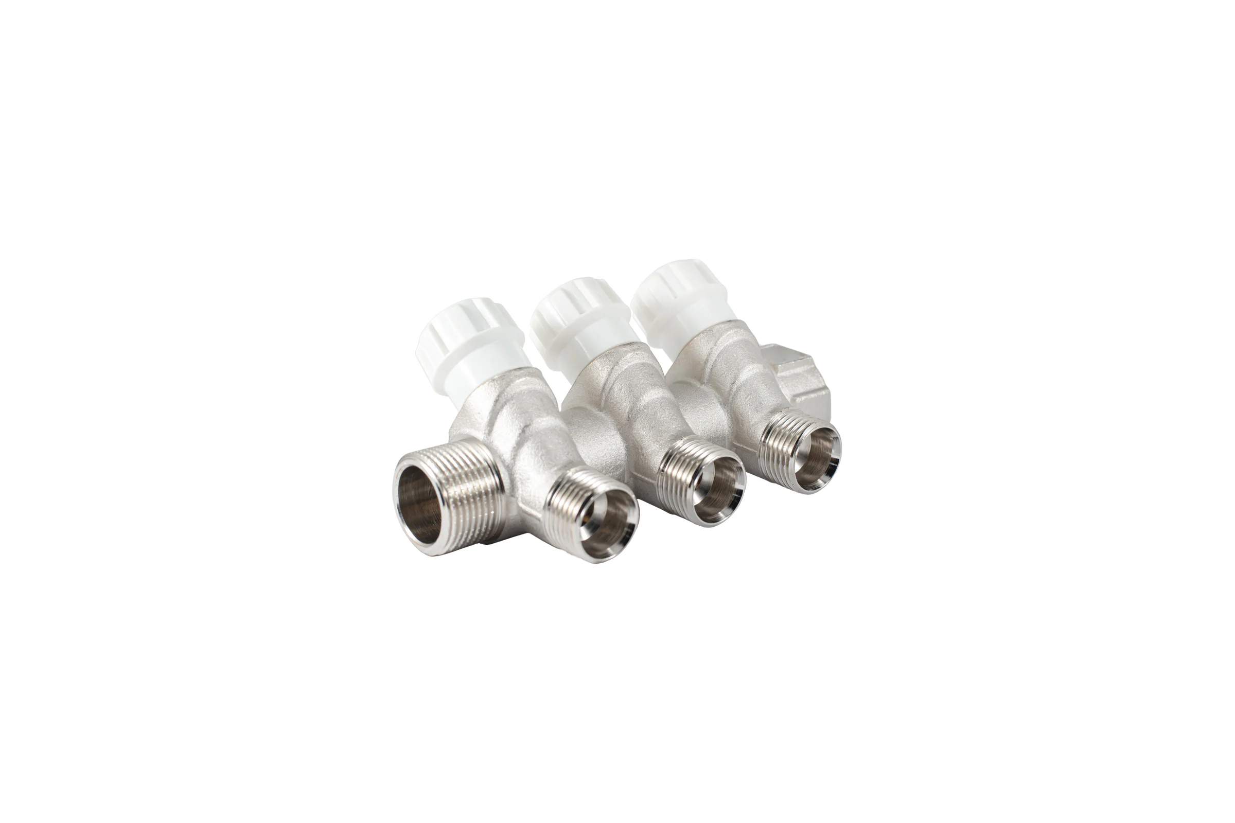 Коллектор с регулировочными вентилями PROFACTOR в/н 3/4" х 3 вых 1/2"нар PF MV 268.3