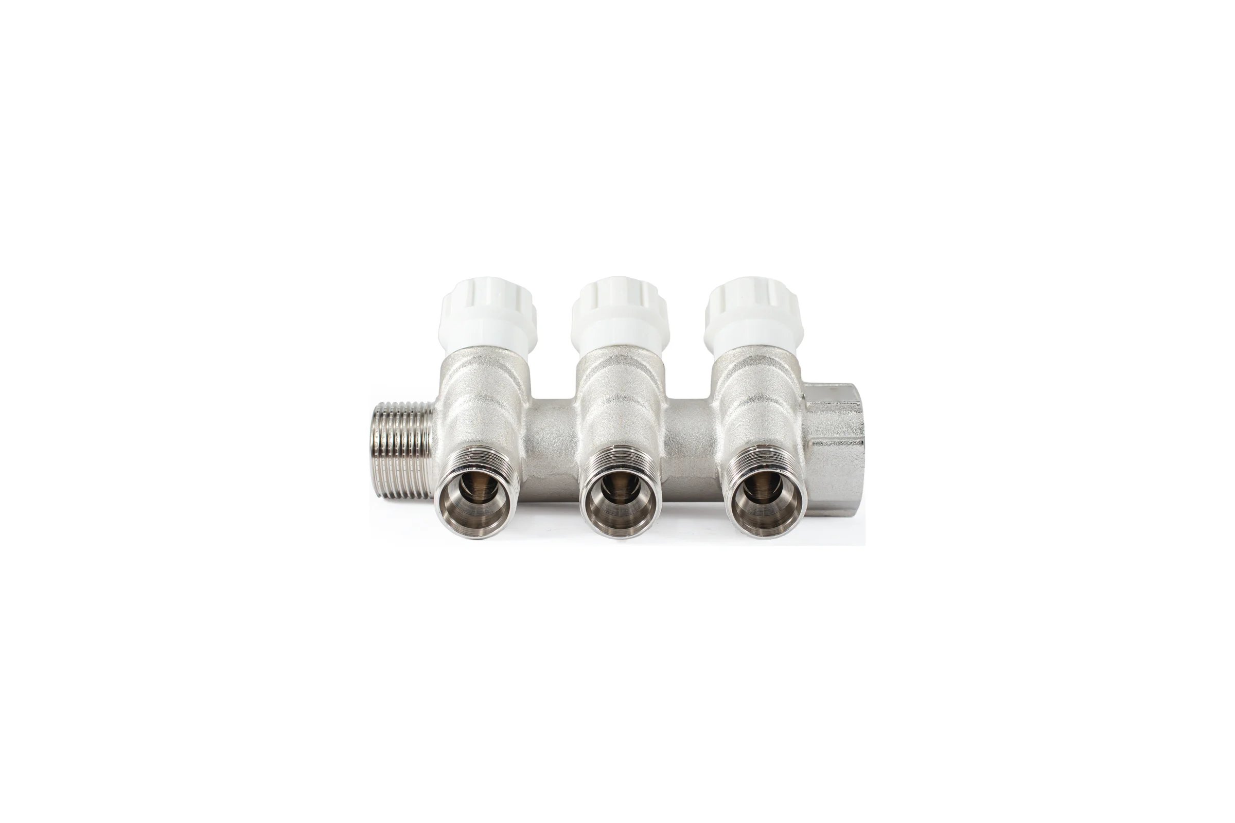 Коллектор с регулировочными вентилями PROFACTOR в/н 3/4" х 3 вых 1/2"нар PF MV 268.3