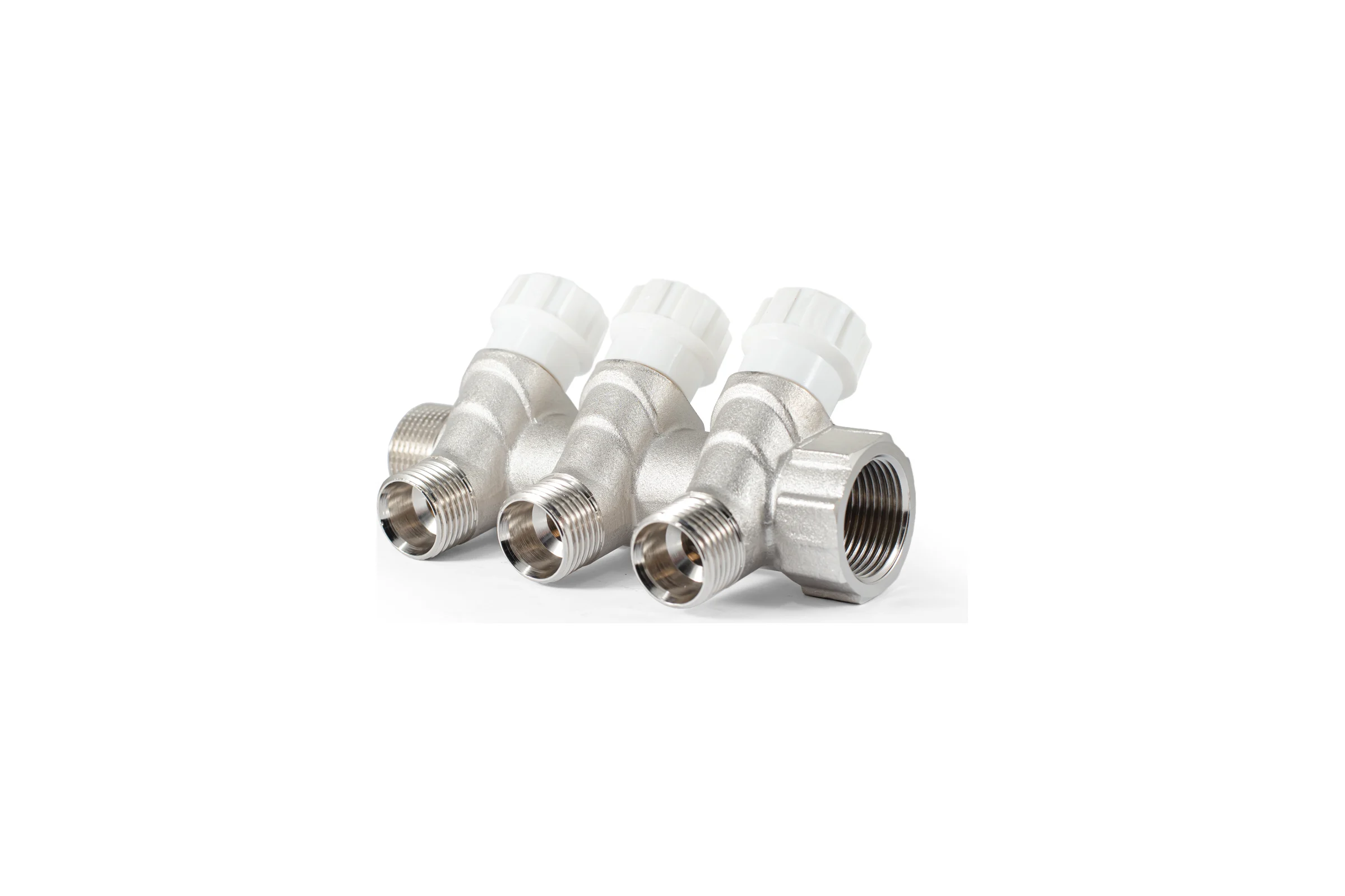 Коллектор с регулировочными вентилями PROFACTOR в/н 3/4" х 3 вых 1/2"нар PF MV 268.3