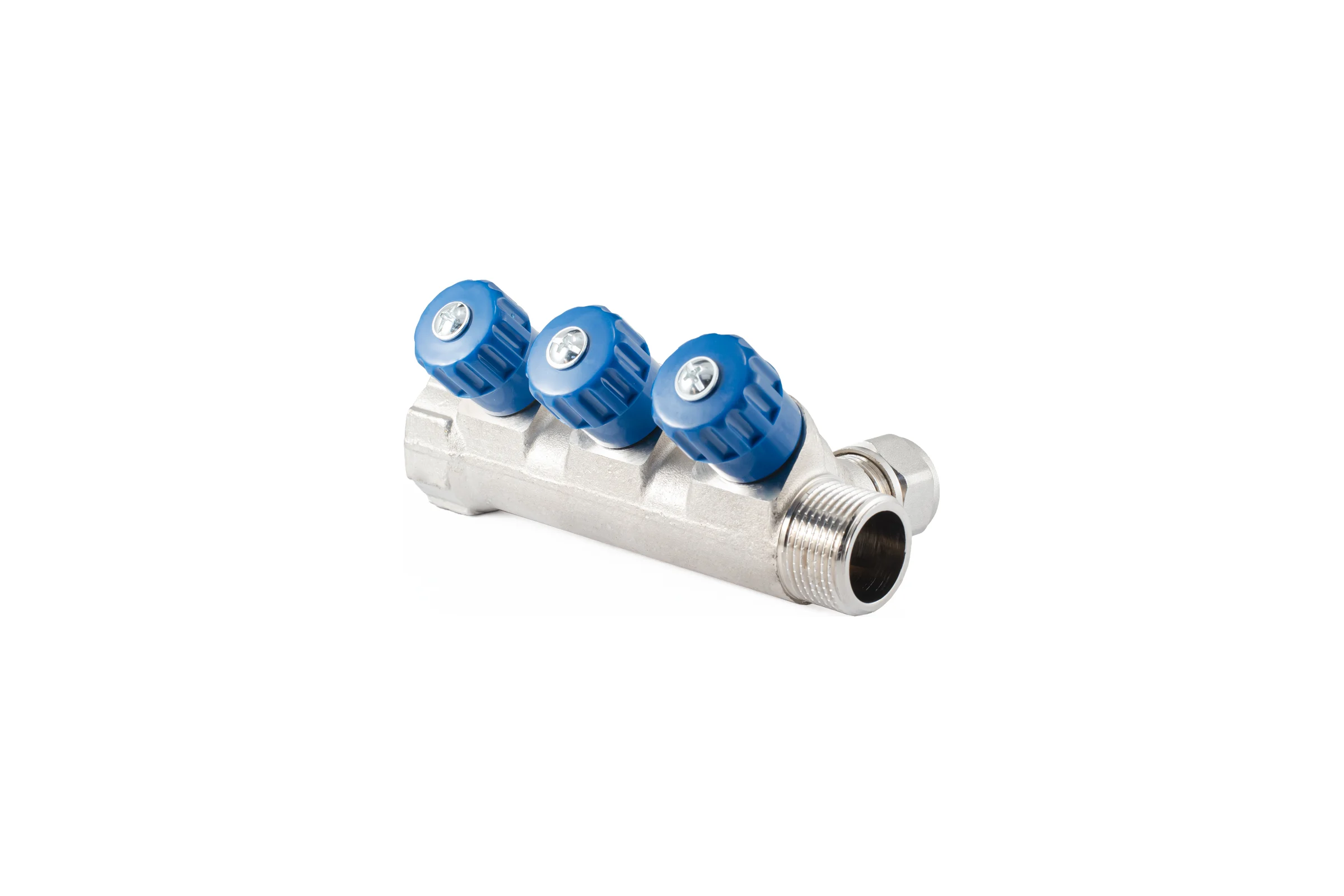 Коллектор с регулировочными вентилями PROFACTOR в/н 3/4" х 3 вых 16 цанга PF MVP 268.3C