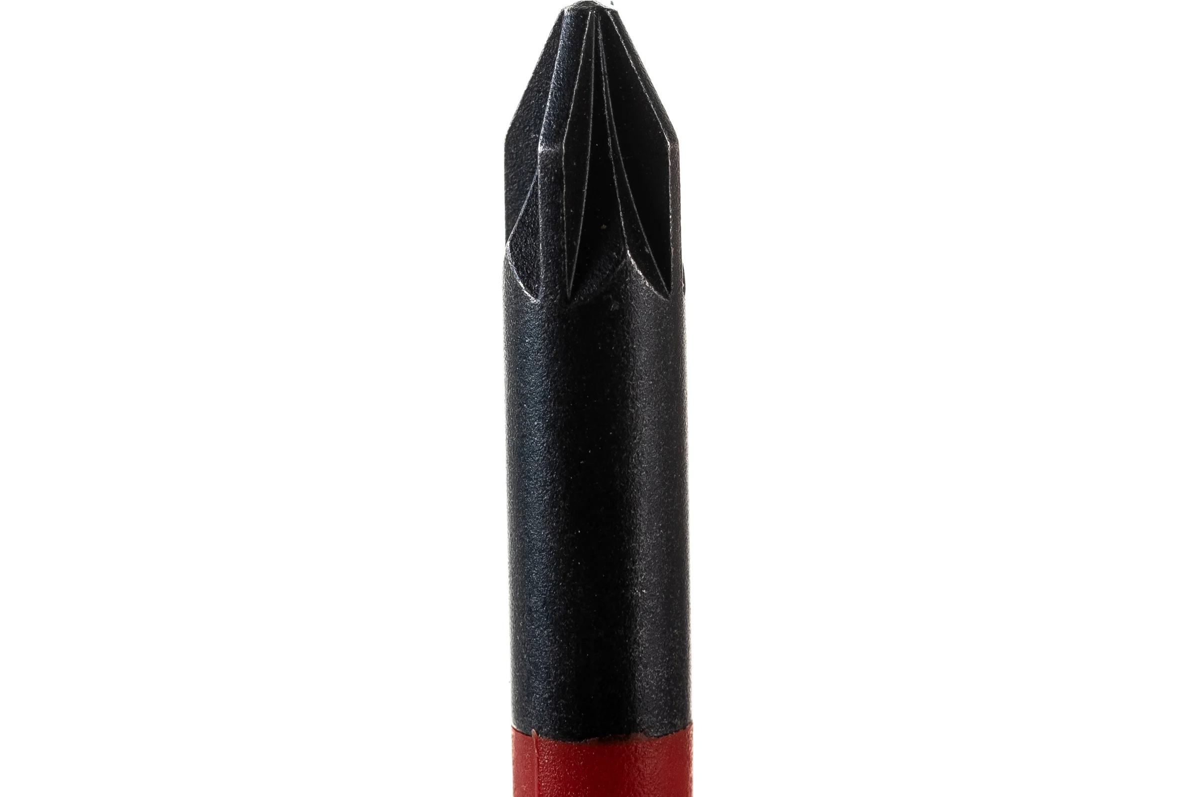 Тонкая отвёртка Knipex VDE 1000V Pozidriv PZ1 крестовая, L стержня 80 мм, 2-комп. рук-ка KN-982501SL