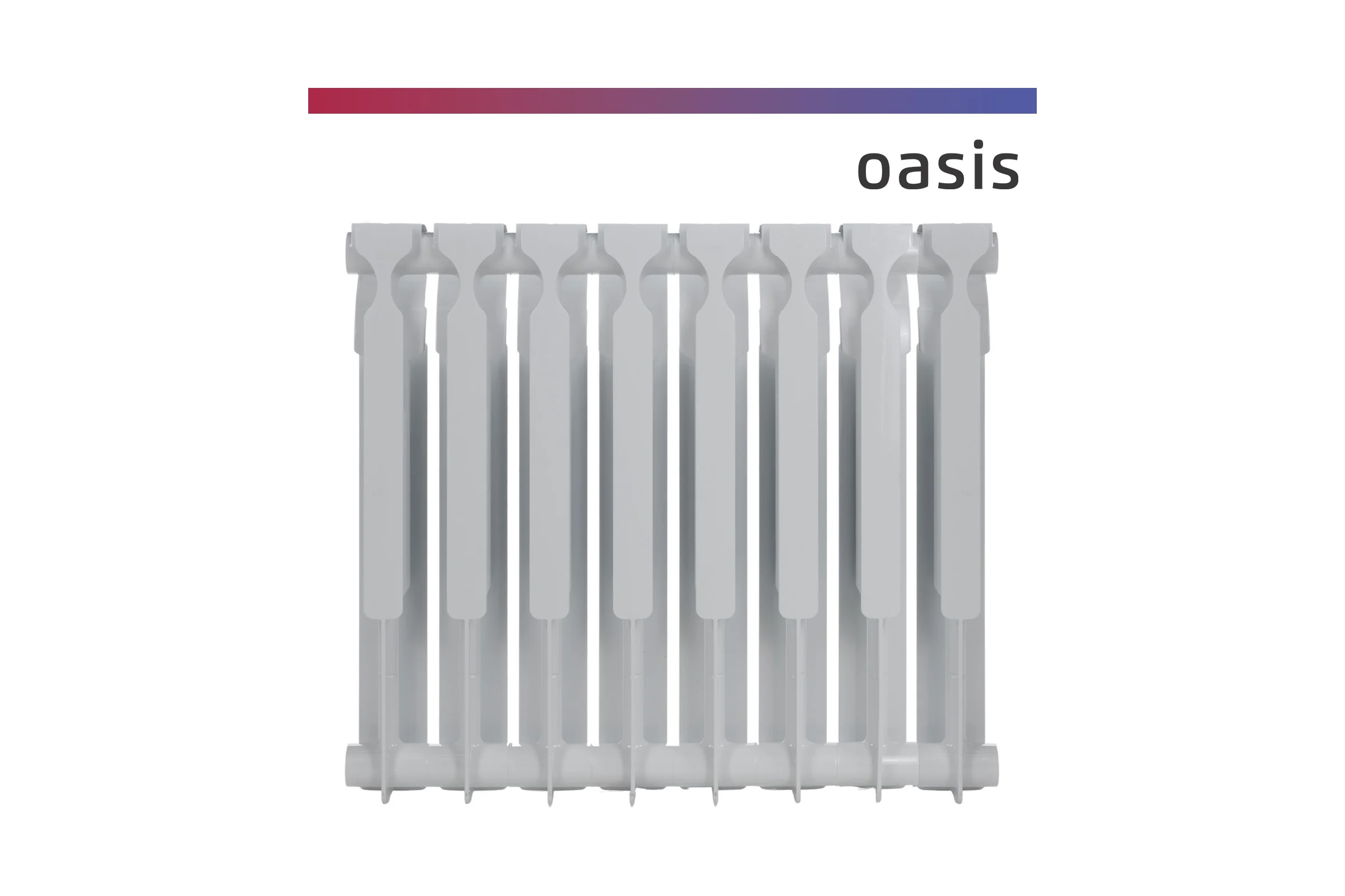 Биметаллический радиатор OASIS Эко 500/80/8 4640039487180