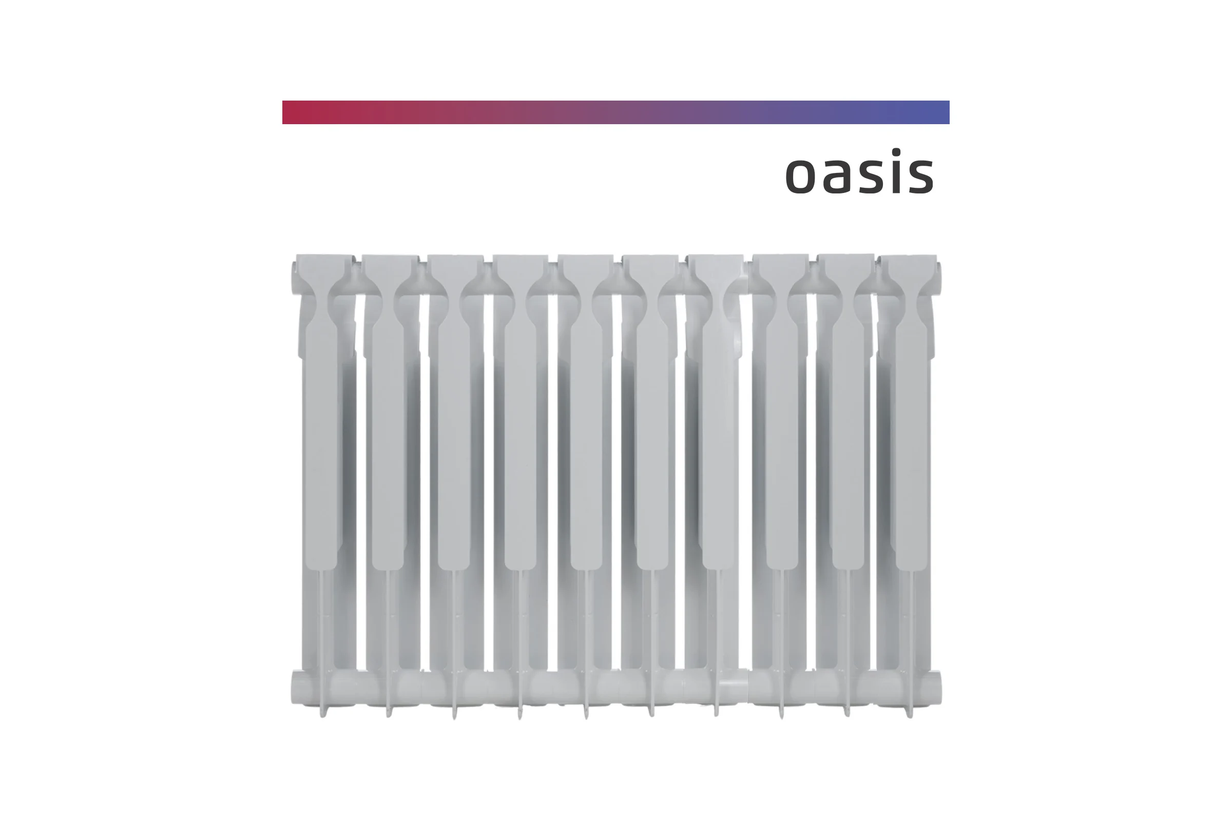 Биметаллический радиатор OASIS Эко 500/80/10 4640039487197
