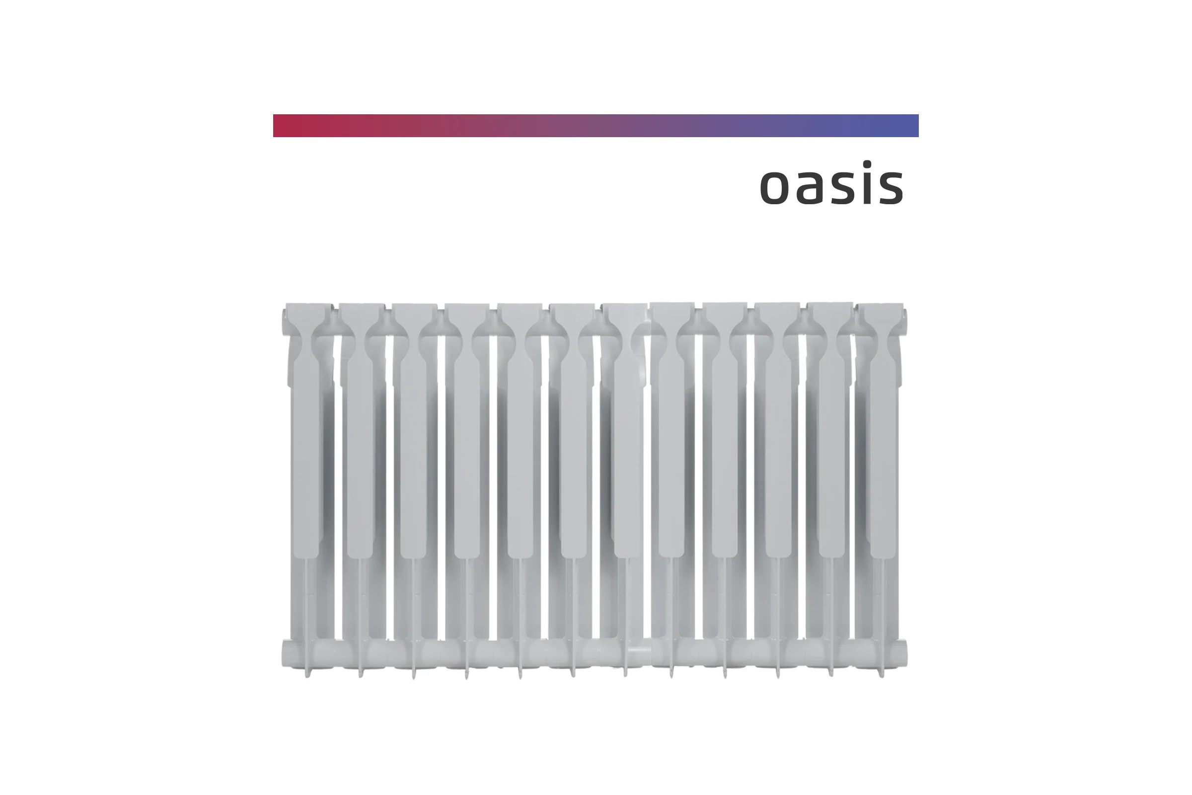 Биметаллический радиатор OASIS Эко 500/80/12 4640039487203
