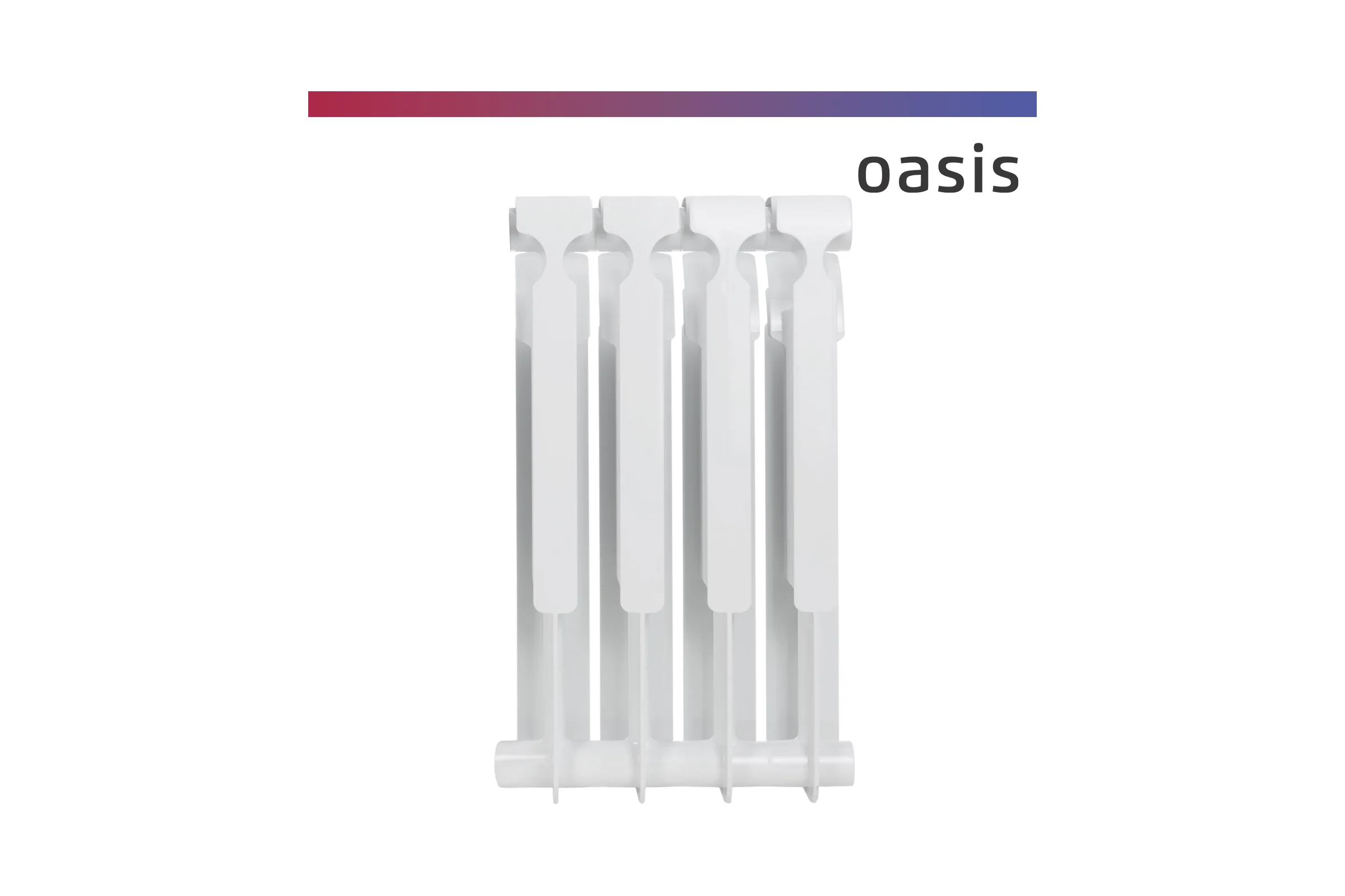 Биметаллический радиатор OASIS Эко 500/100/4 4640039487258
