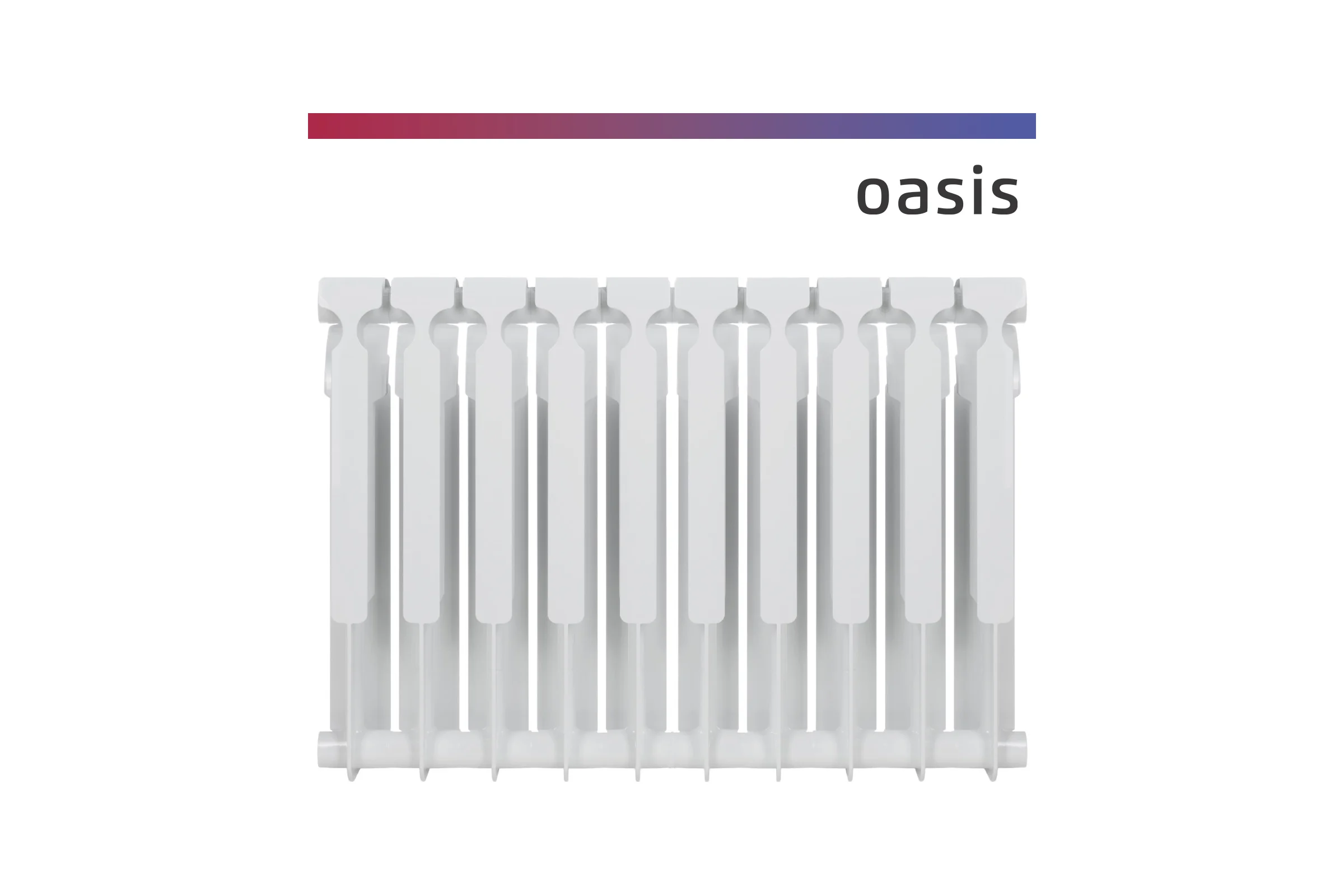 Биметаллический радиатор OASIS Эко 500/100/10 4640039487234