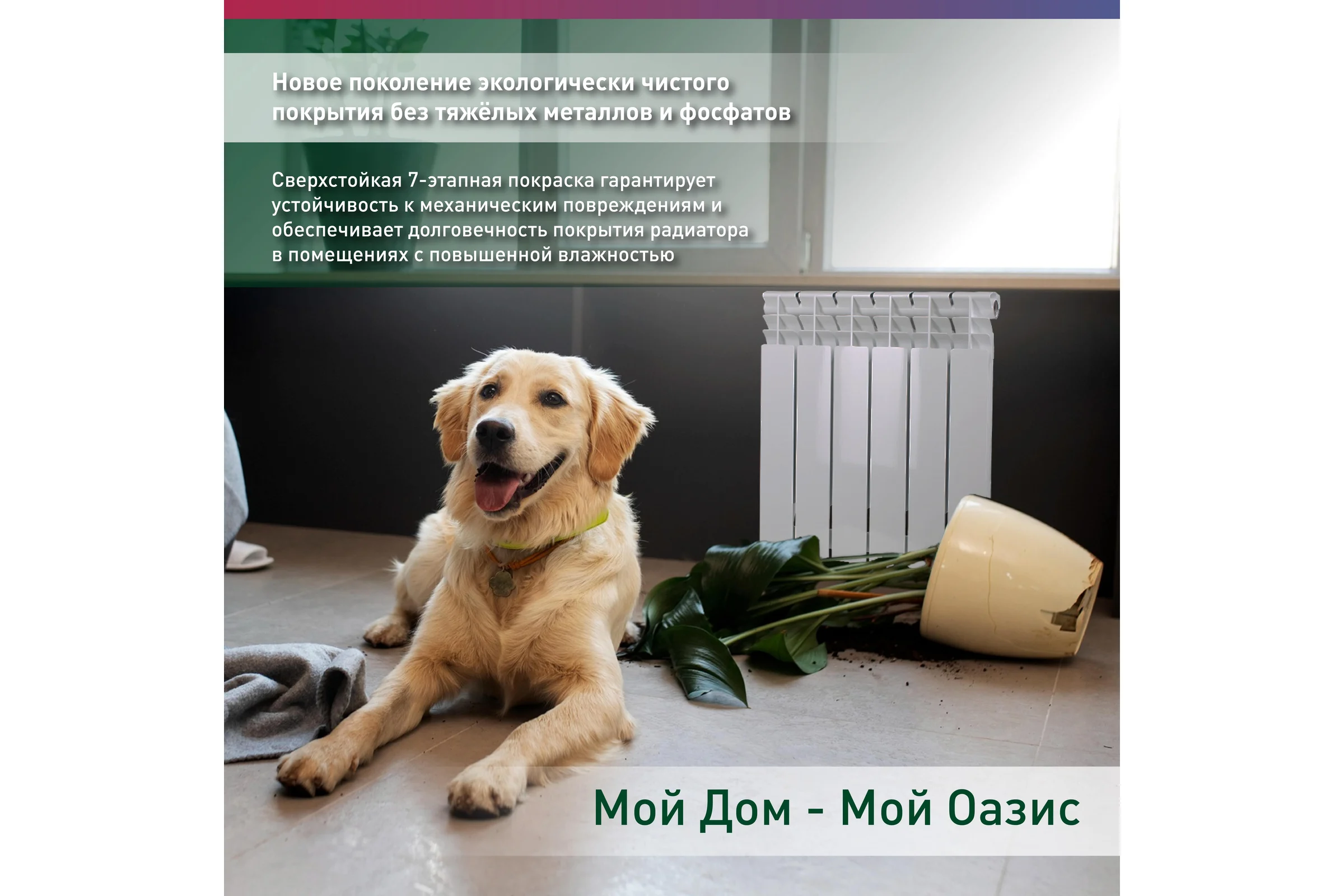 Алюминиевый радиатор OASIS ECO 500/80/6 4640039487074