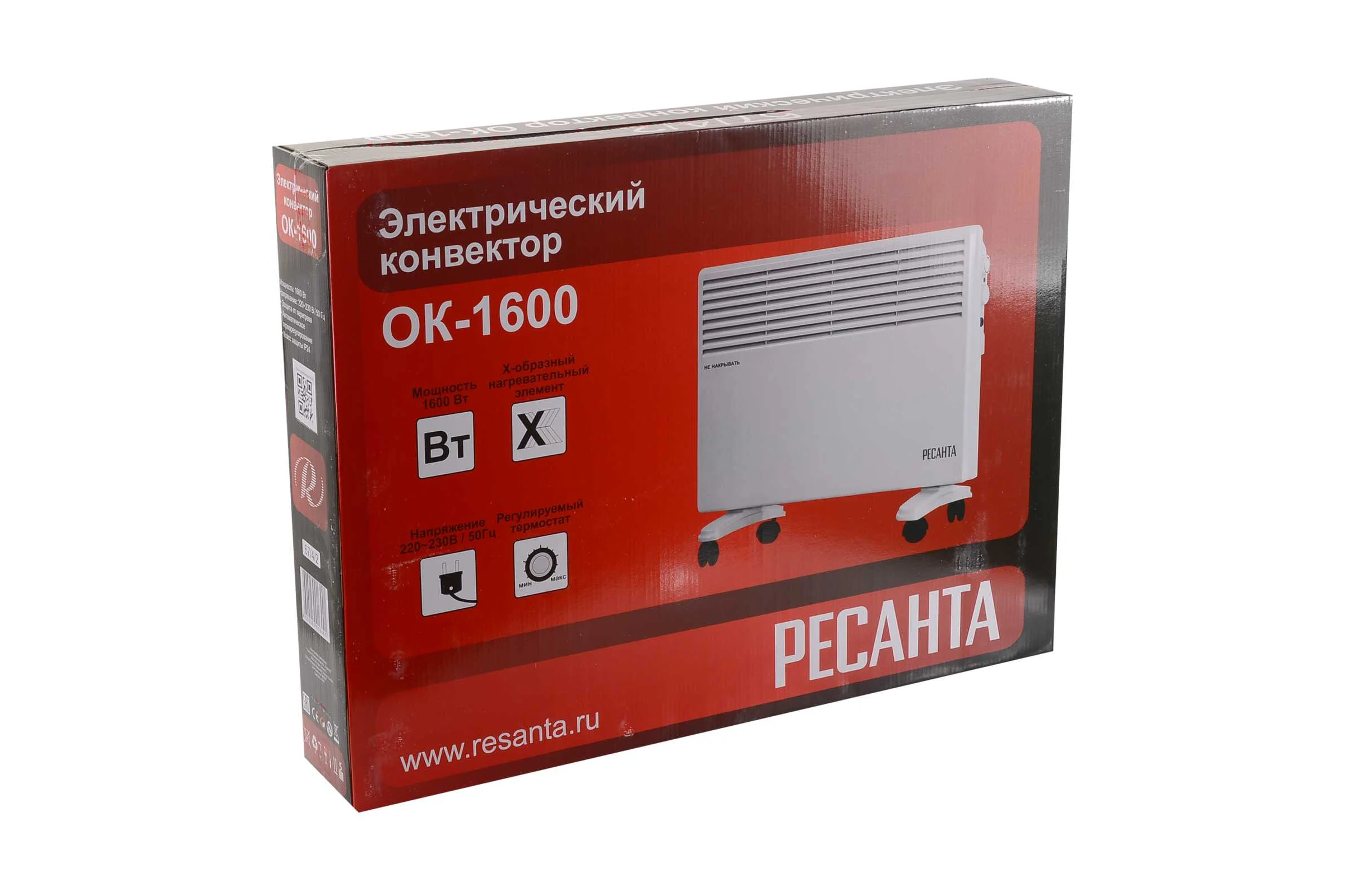 Конвектор электрический Ресанта ОК 1600 67/4/2